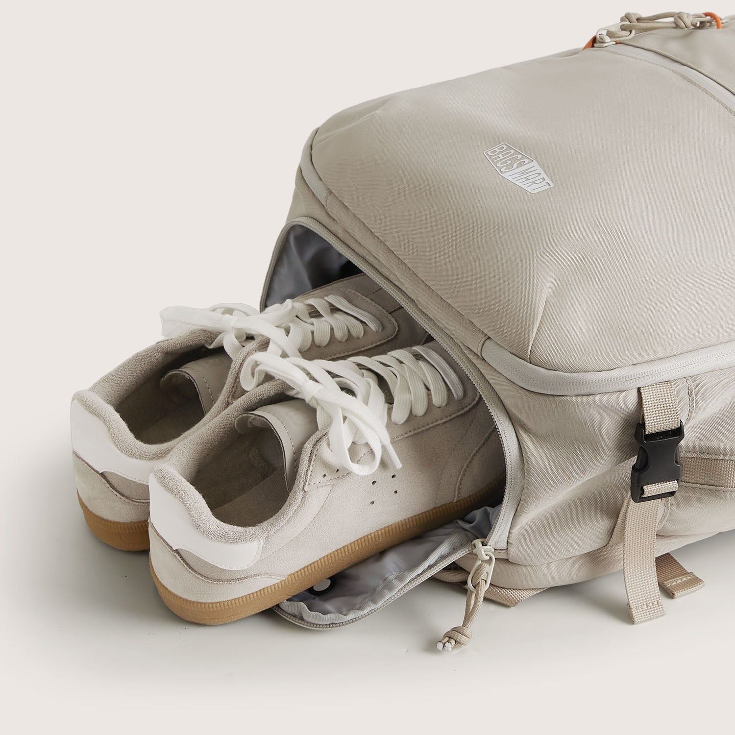 Bagsmart Faro Carry On Travel Backpack Set 29L (Cream)