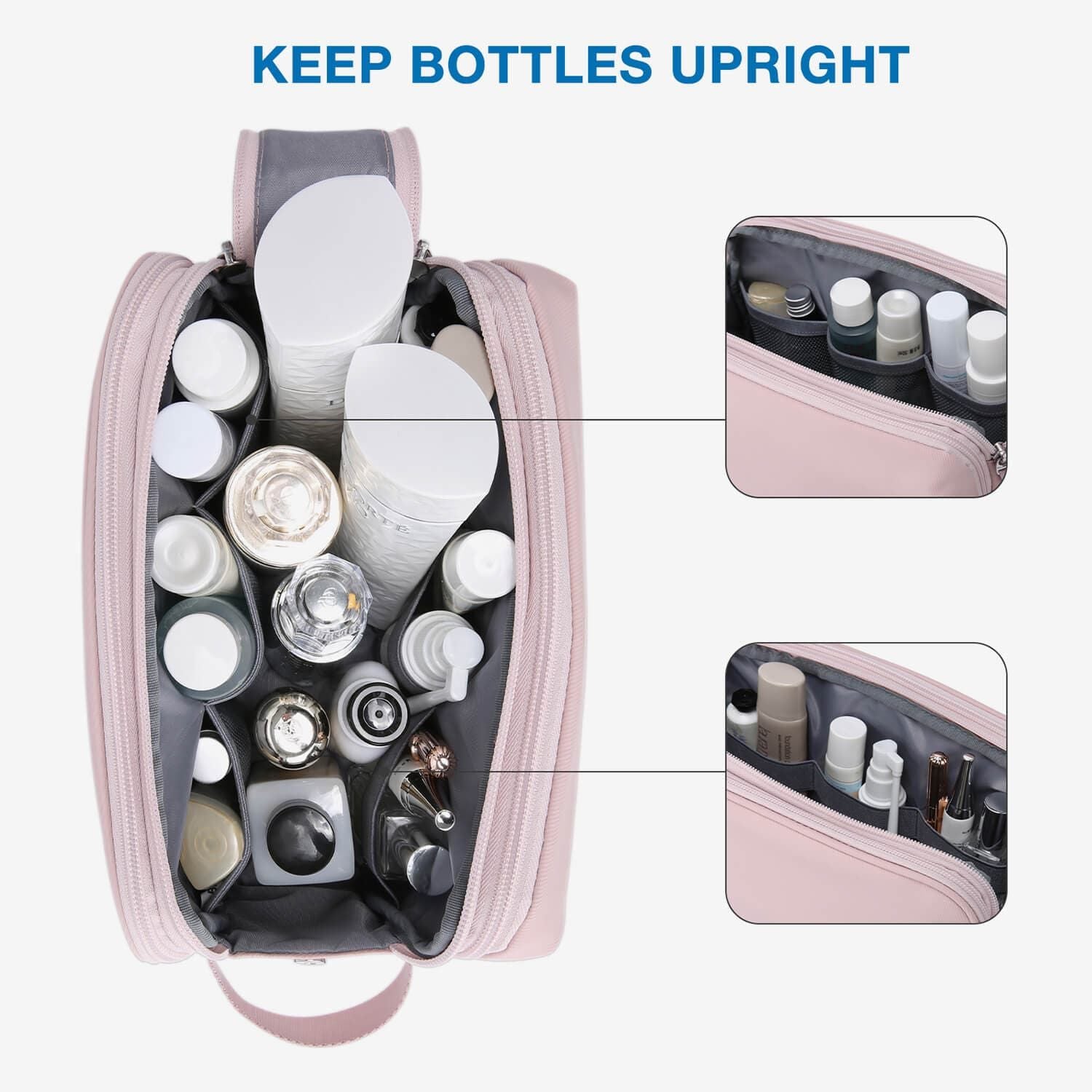 Bagsmart On-Road Toiletry Bag (Pink)