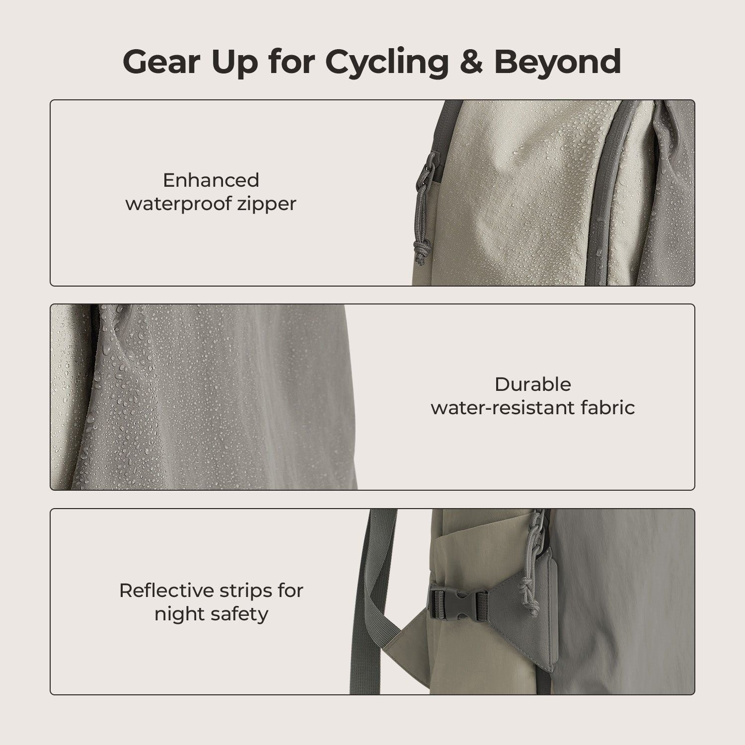 Bagsmart Soar 180 Open Clamshell Travel Backpack 25L Set (Gray)