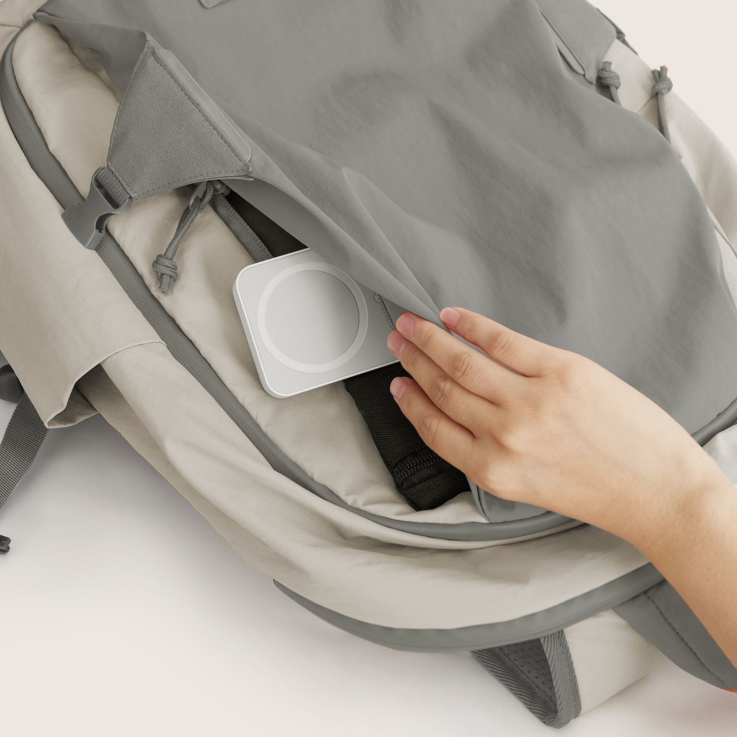 Bagsmart Soar 180 Open Clamshell Travel Backpack 25L Set (Gray)