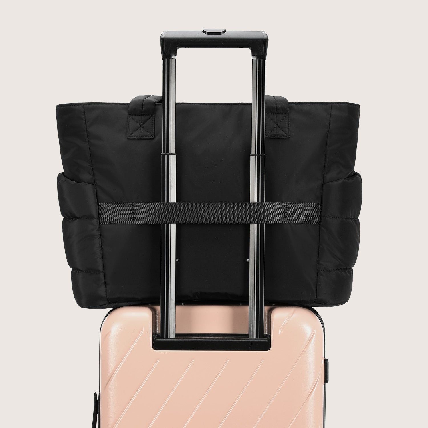 Bagsmart Zora Puffy Tote 20L (Black)