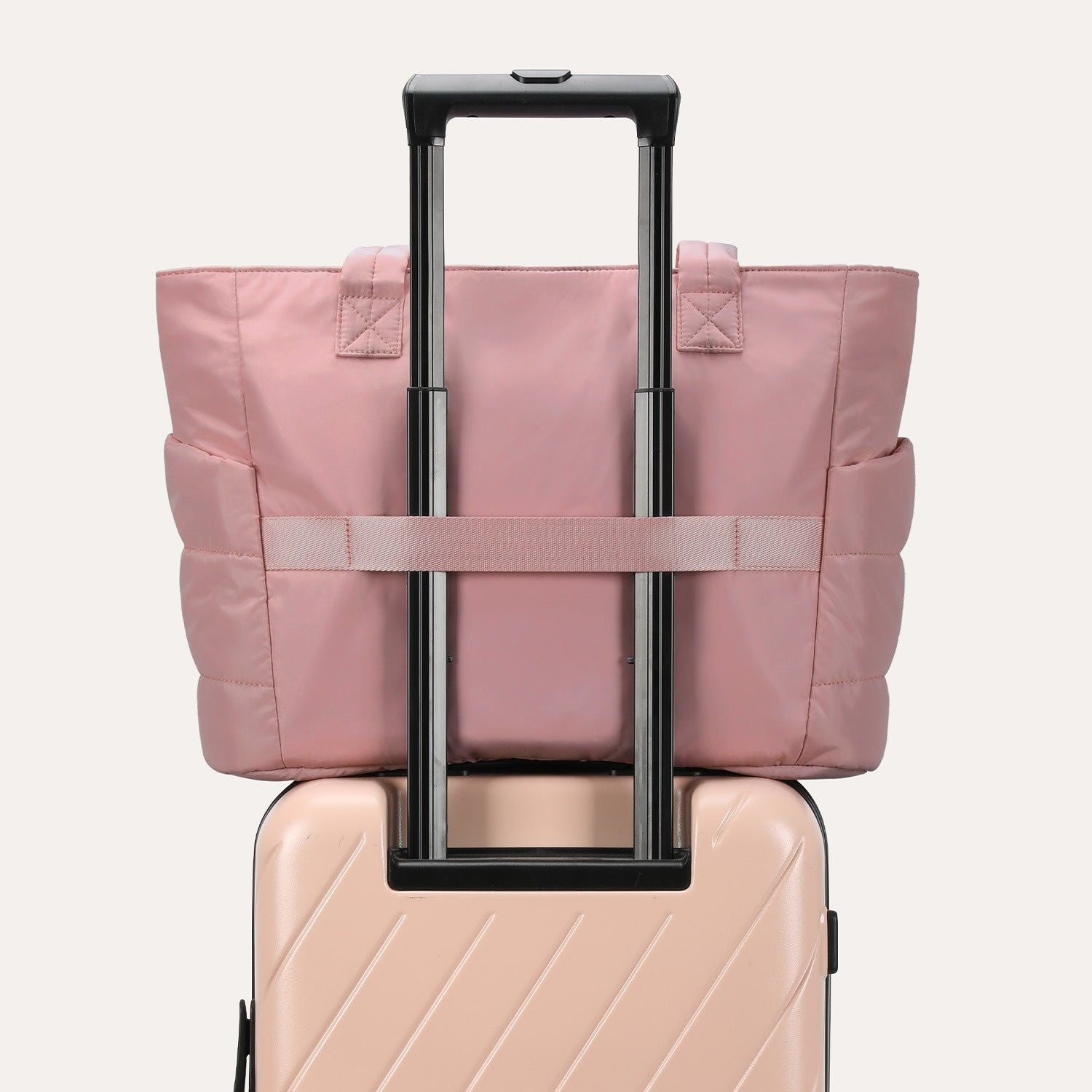 Bagsmart Zora Puffy Tote 20L (Dark Pink)