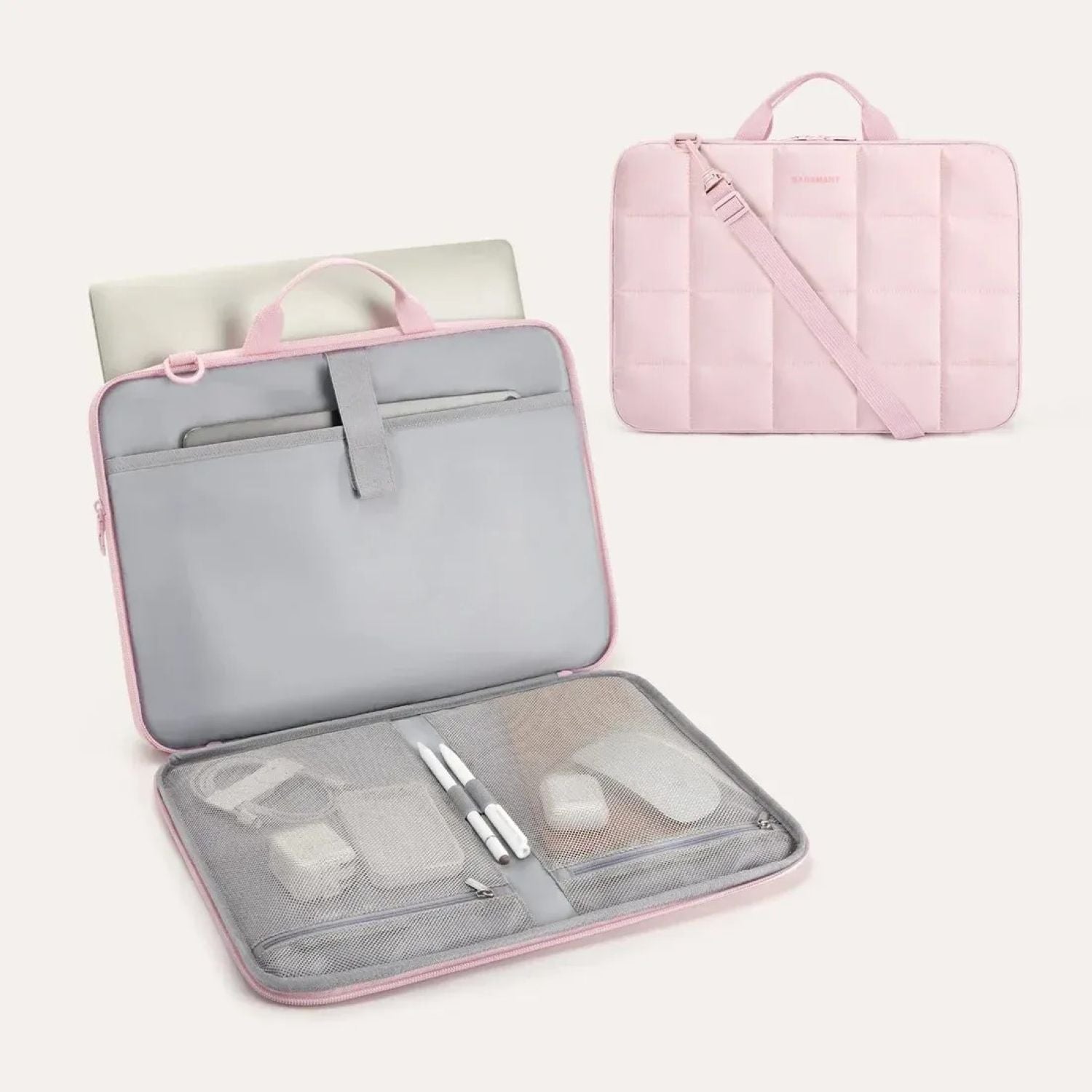 Bagsmart Bubble Laptop Sleeve Pro 15.6" (Pink)