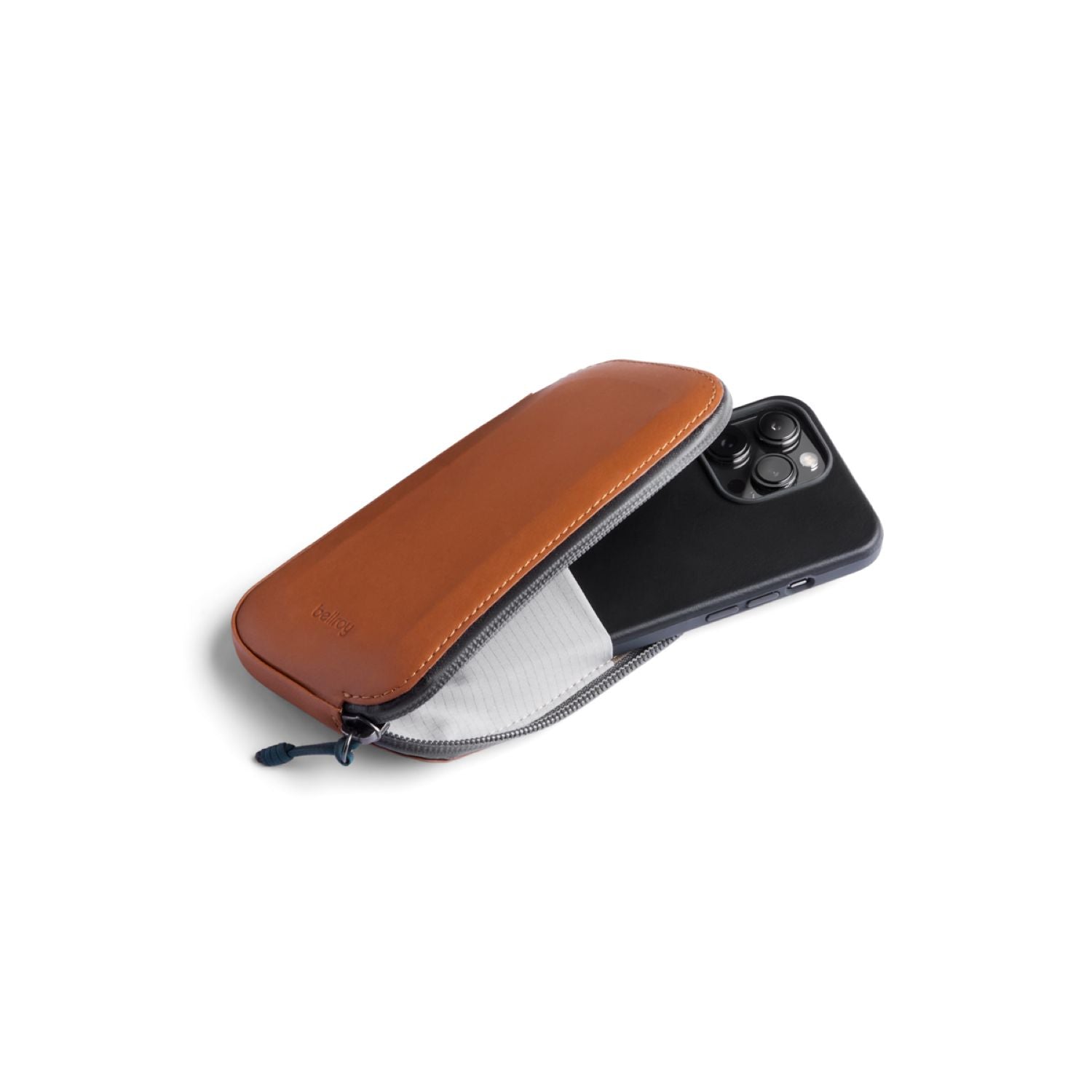 Bellroy All Conditions Phone Pocket Leather - Bronze