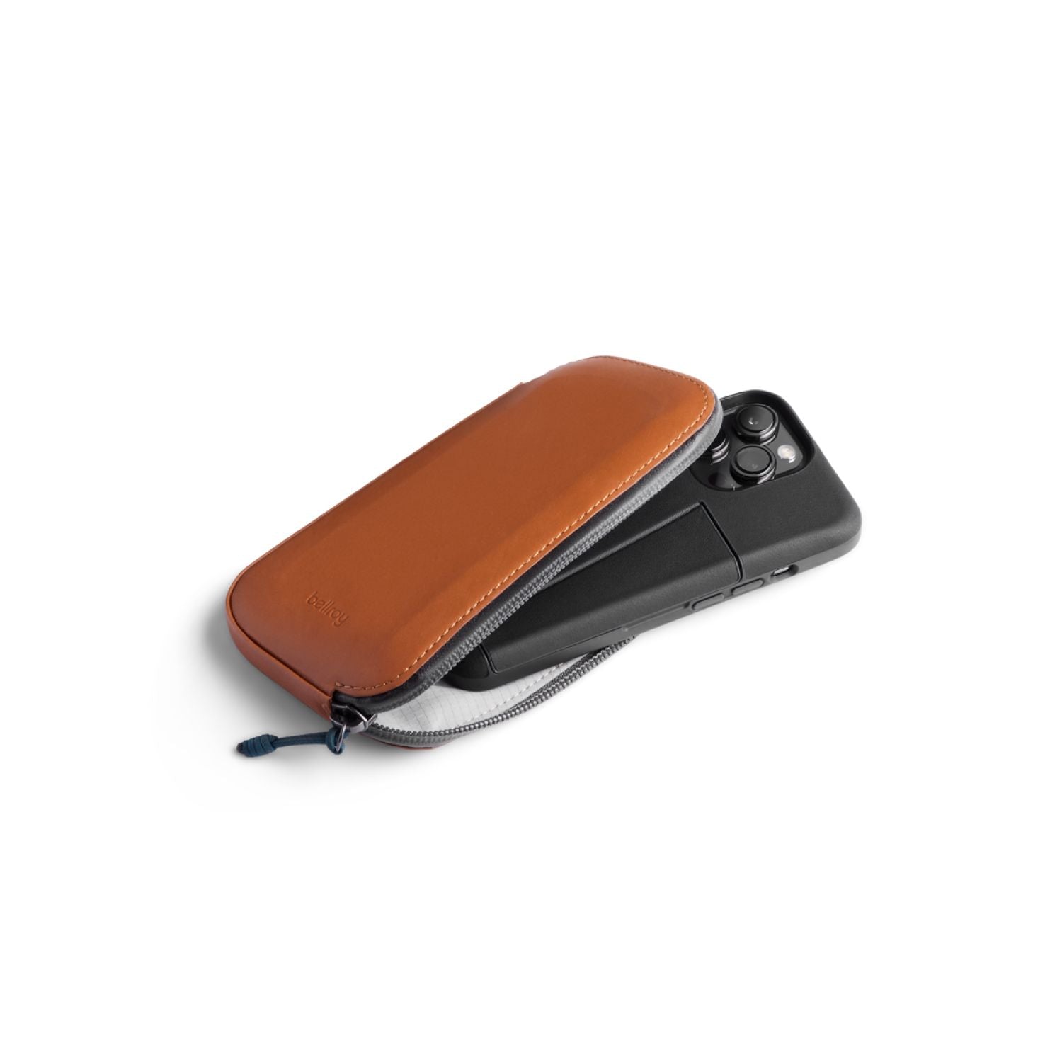 Bellroy All Conditions Phone Pocket Leather - Bronze
