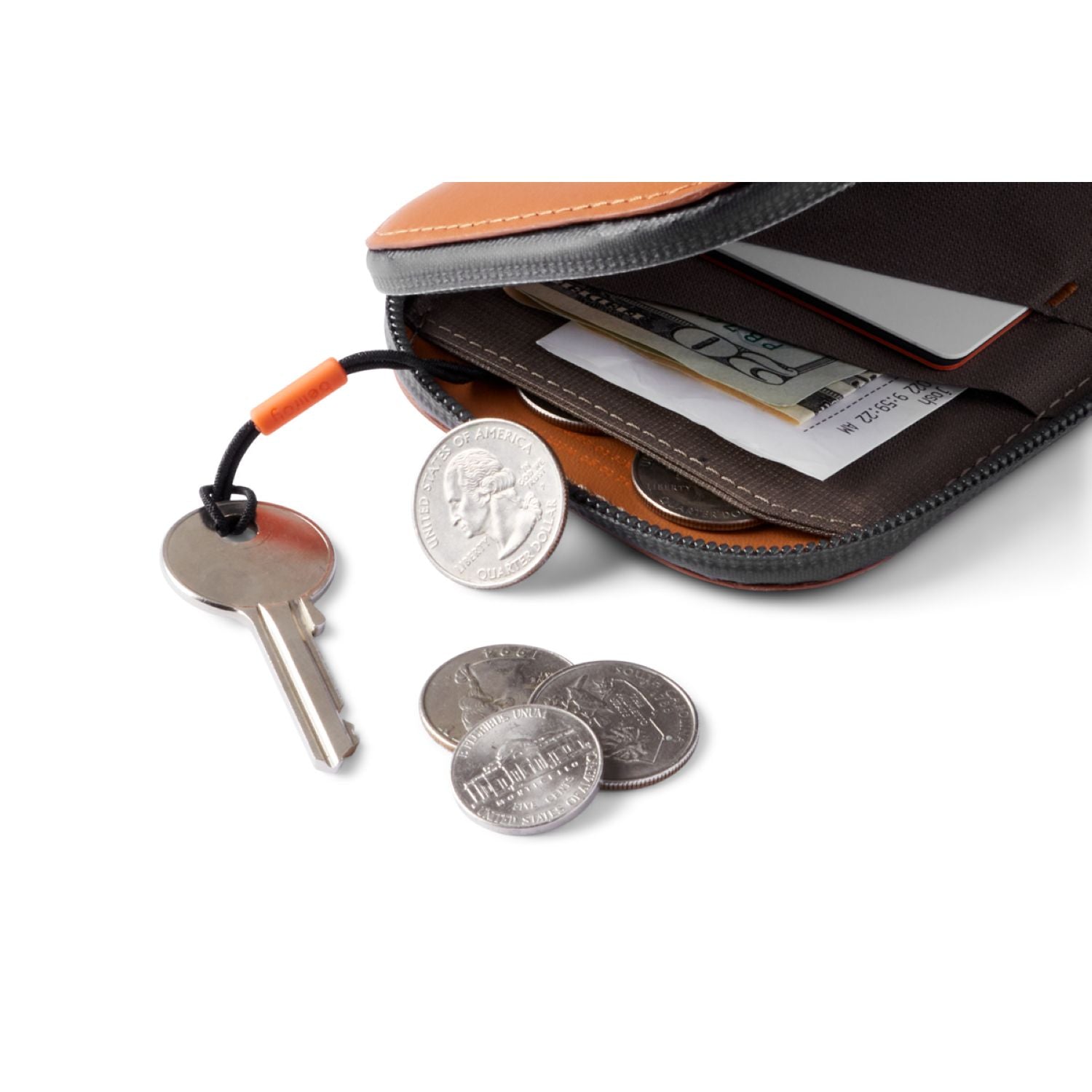 Bellroy All Conditions Phone Pocket Plus Leather - Bronze