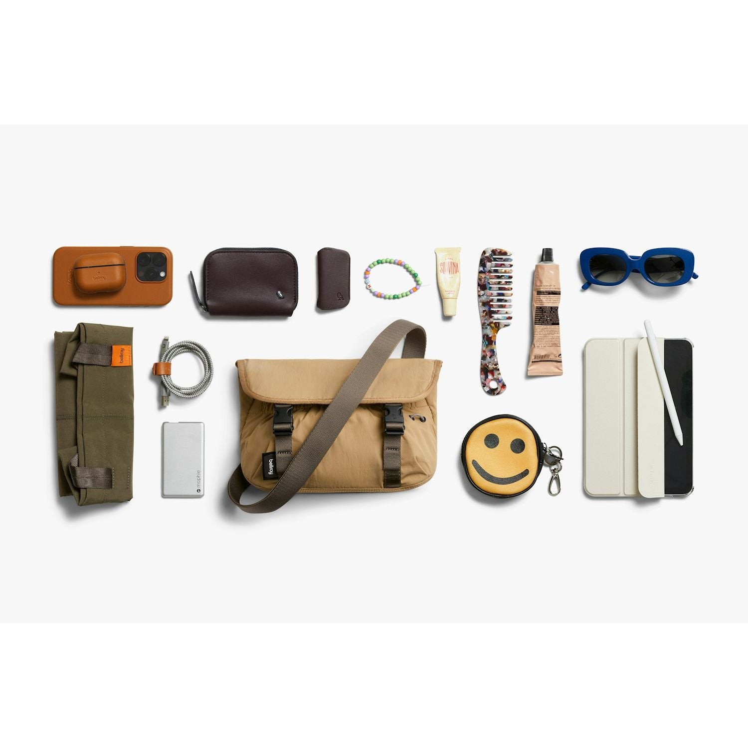 Bellroy Cinch Mini Messenger - Sand Dune