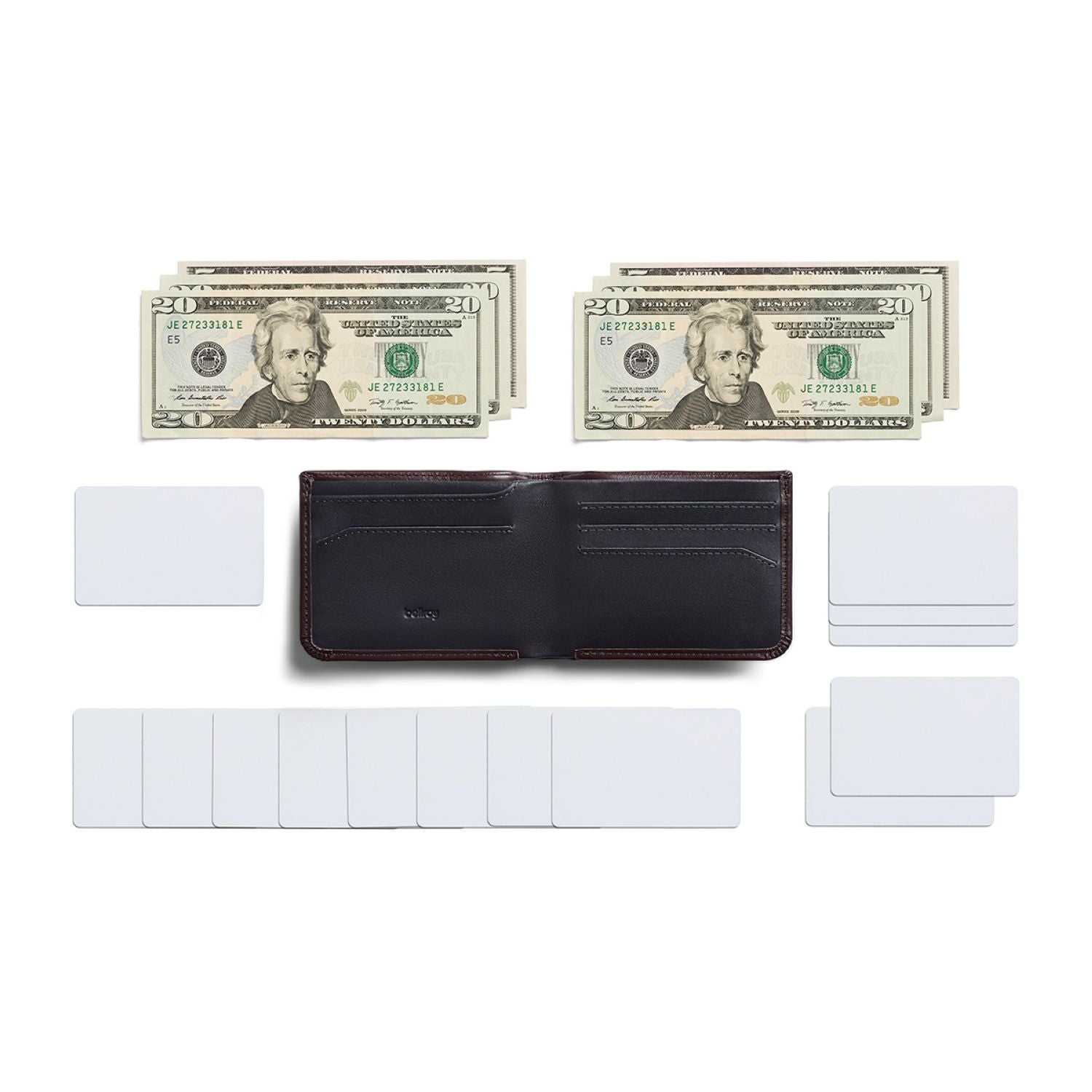 Bellroy Hide & Seek Wallet HI (RFID Protected) - Deep Plum