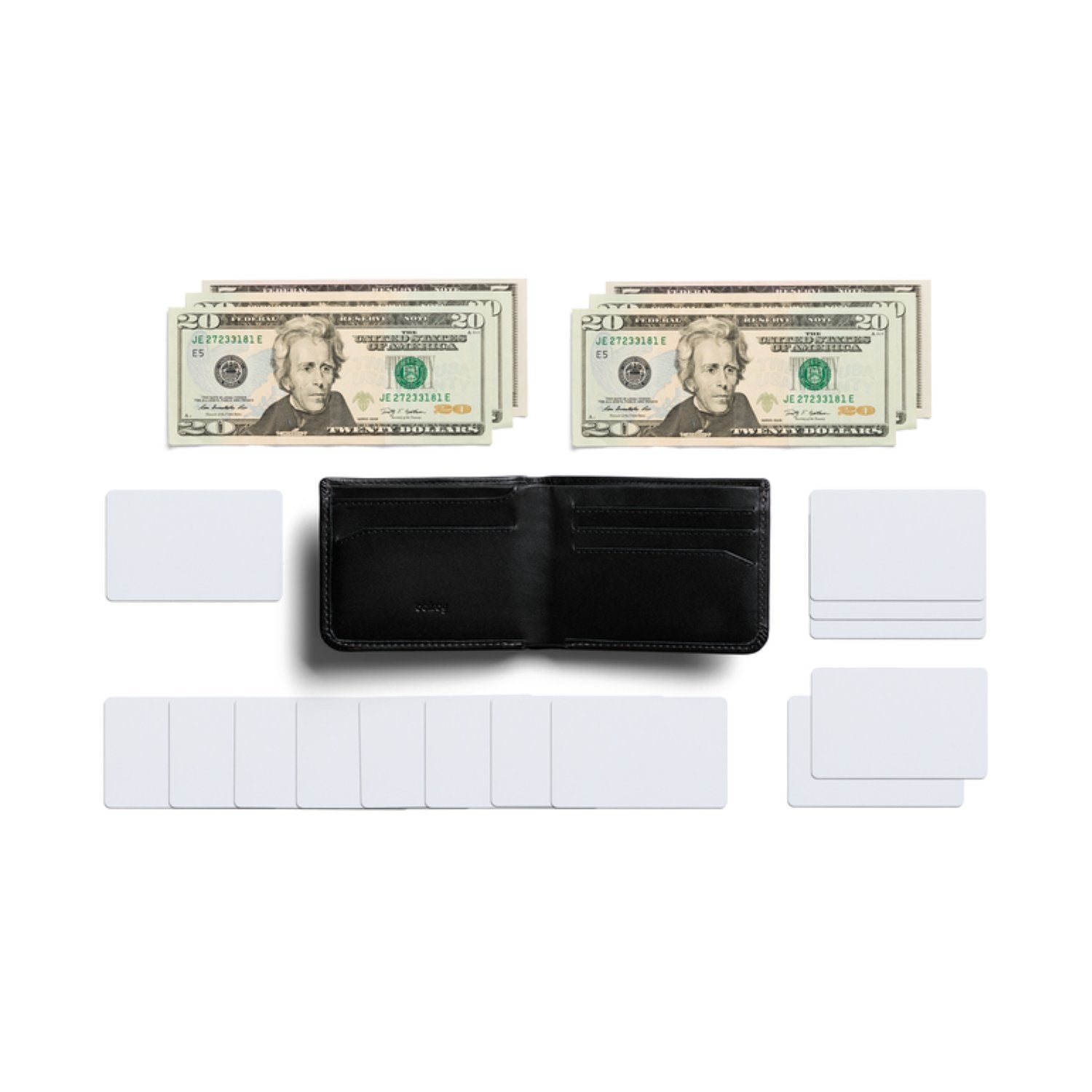 Bellroy Hide & Seek Wallet LO (RFID Protected) - Black