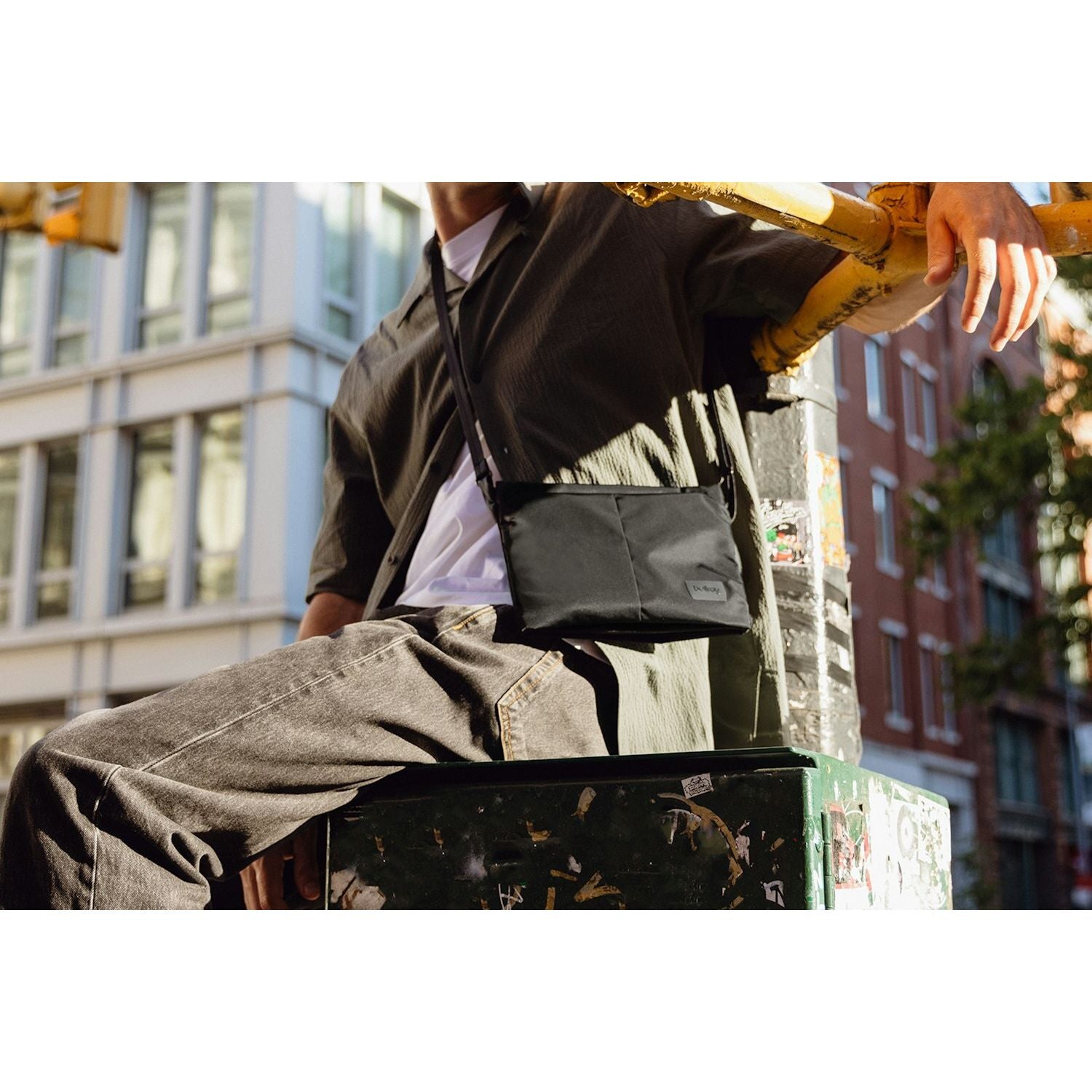 Bellroy Laneway Sacoche Crossbody Bag - Sea Kelp