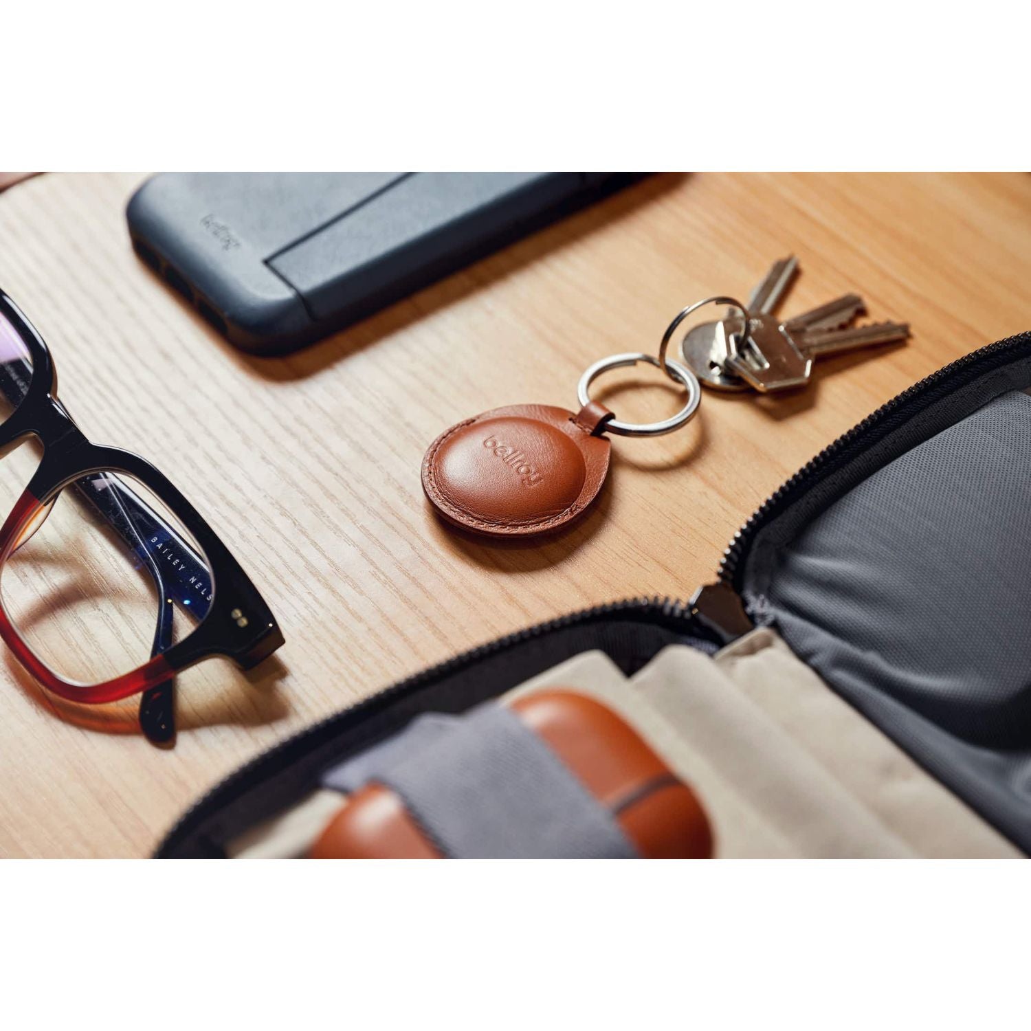 Bellroy Leather Sleeve For Airtag - Marigold