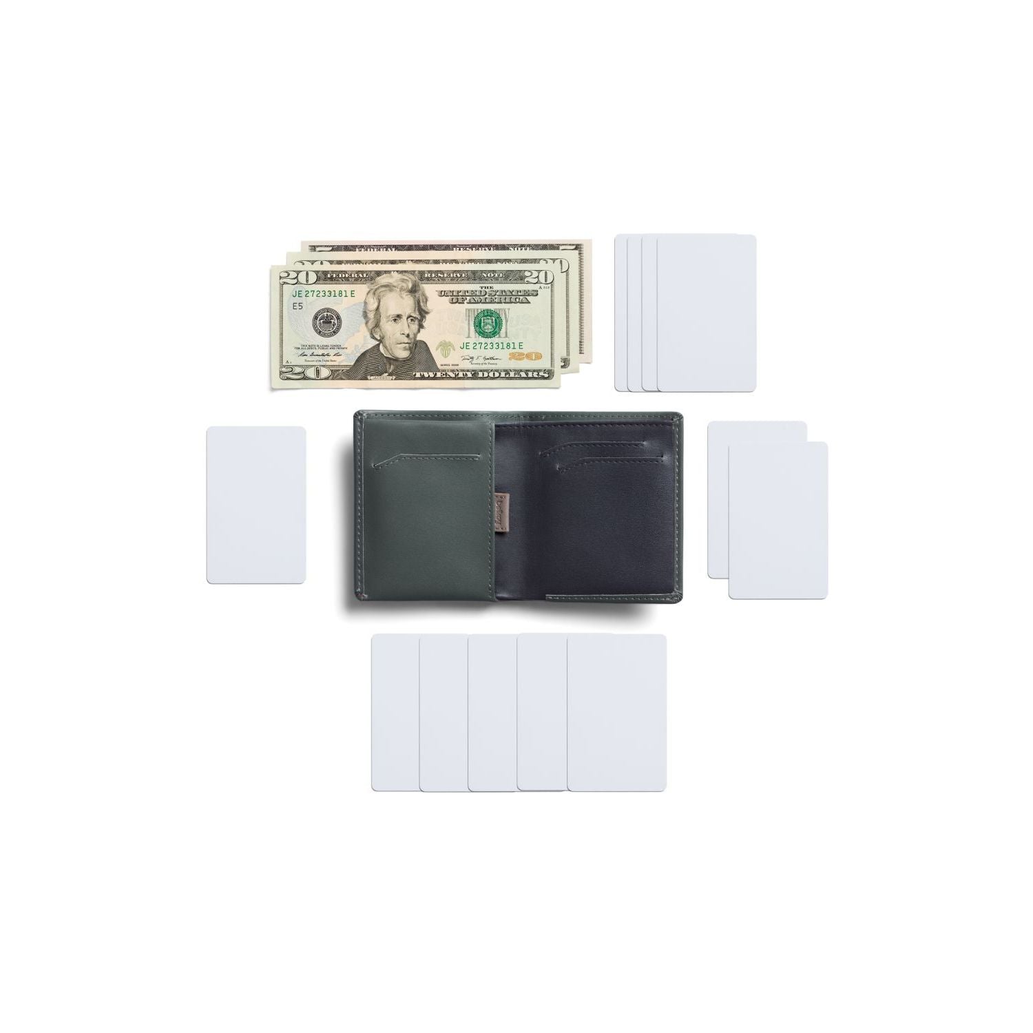 Bellroy Note Sleeve Wallet (RFID Protected) - Everglade