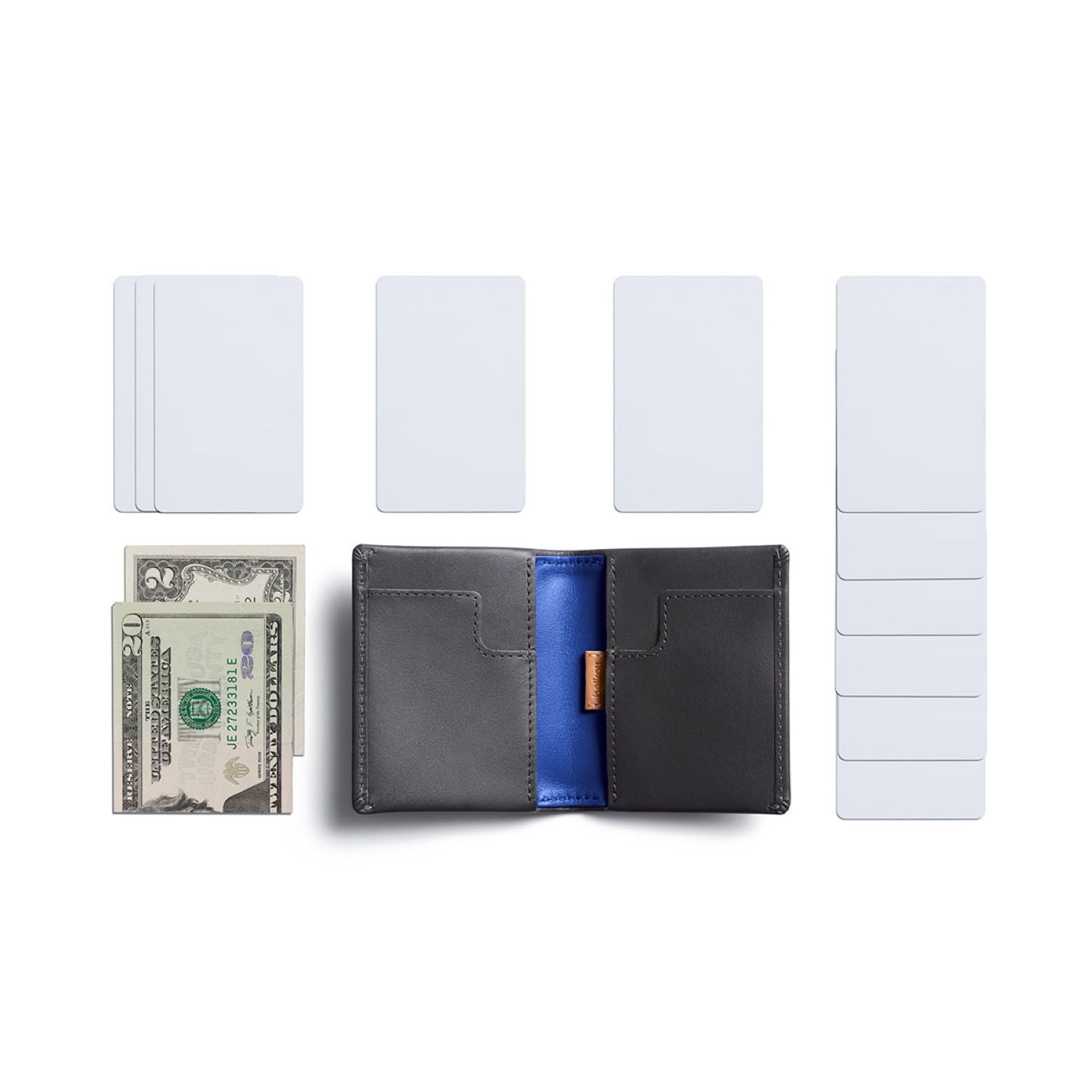 Bellroy Slim Sleeve Wallet - Charcoal Cobalt