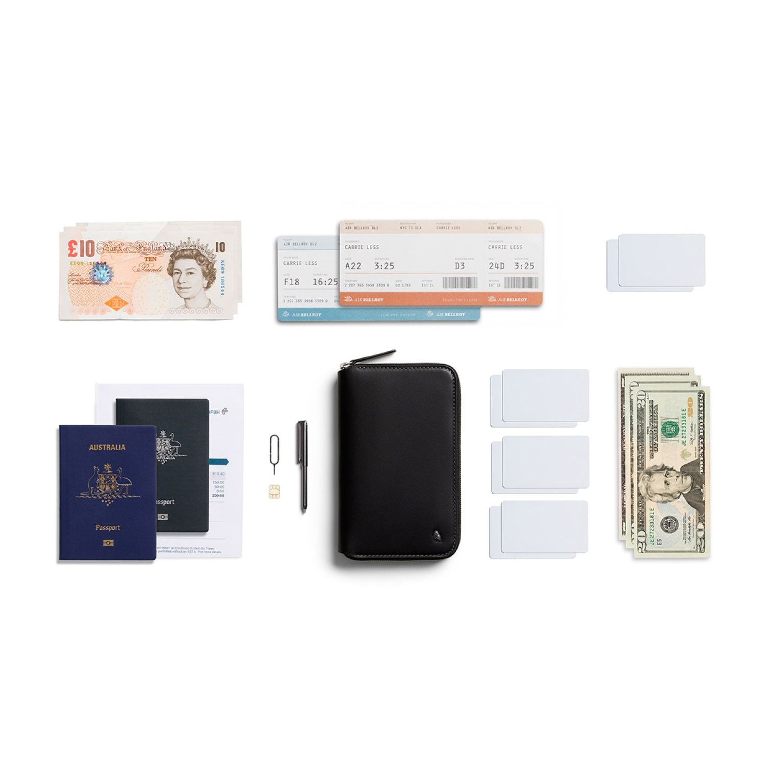 Bellroy Travel Folio - Black
