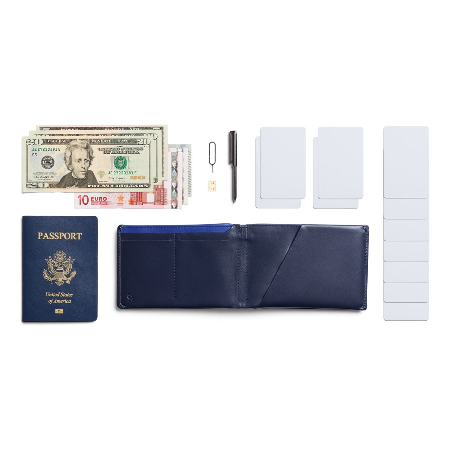 Bellroy Travel Wallet (RFID Protected) - Navy