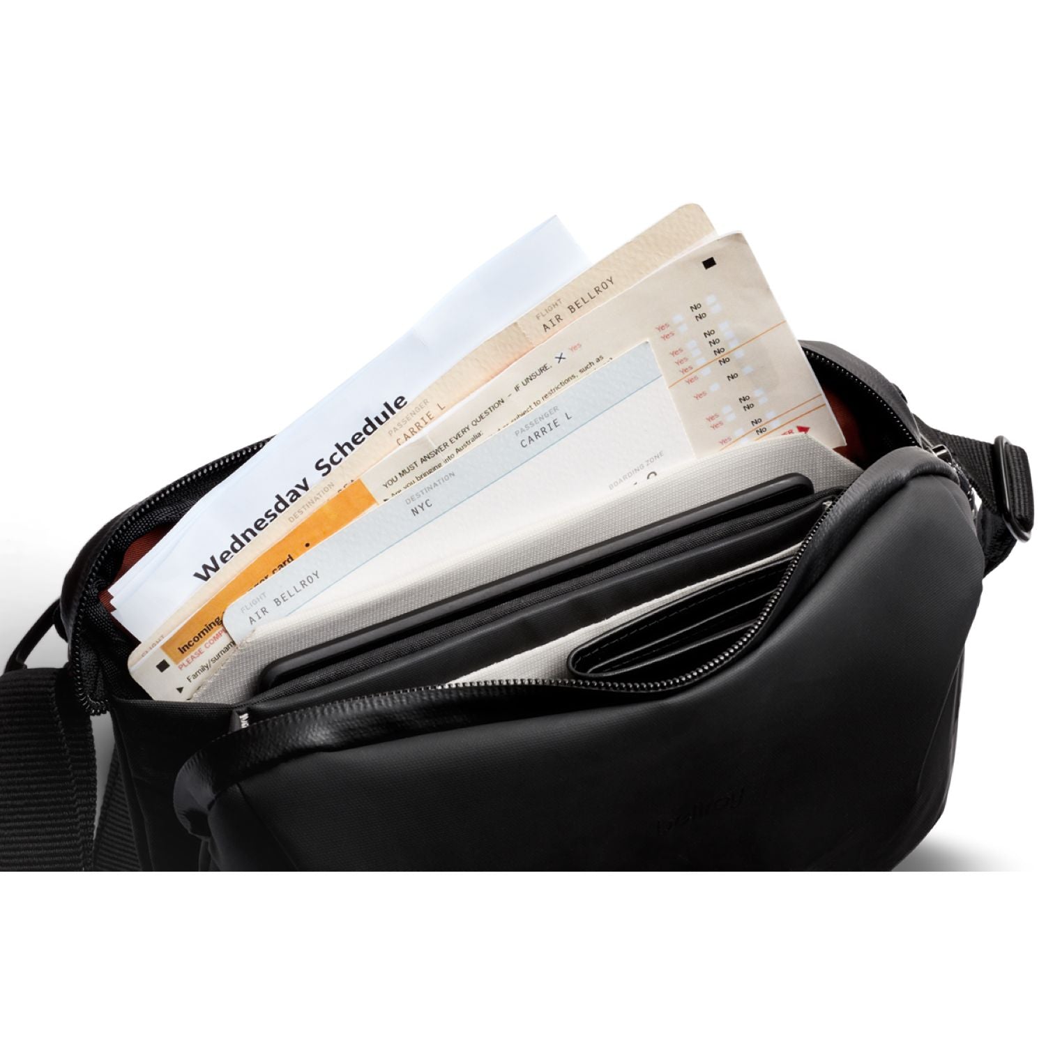 Bellroy Venture Travel Crossbody - Jet Black