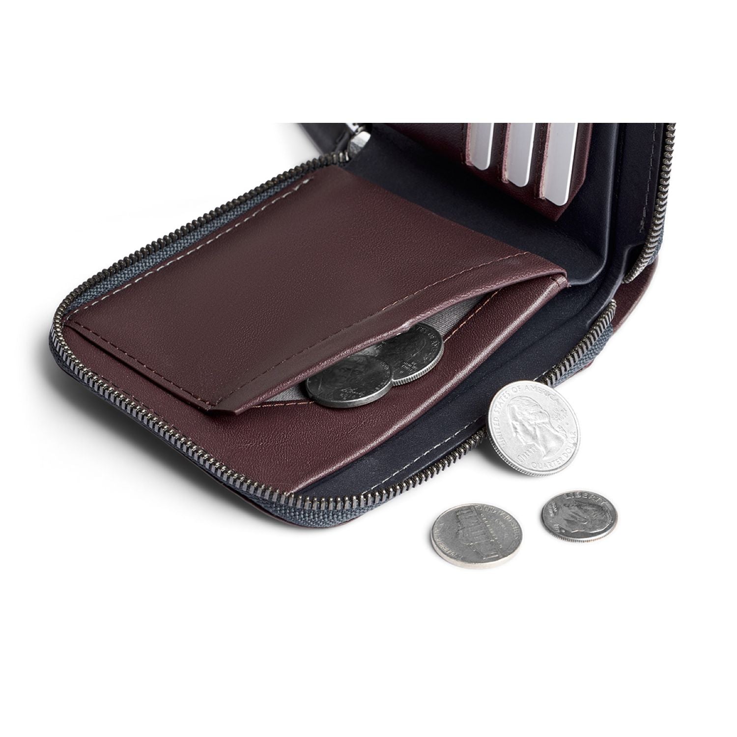 Bellroy Zip Wallet - Deep Plum