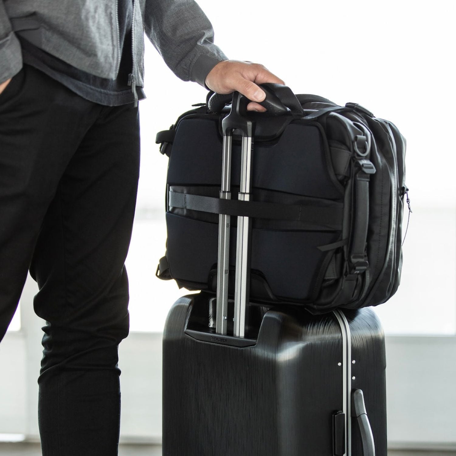 Black Ember Forge 30 15 Convertiable Travel Pack - Jet Black