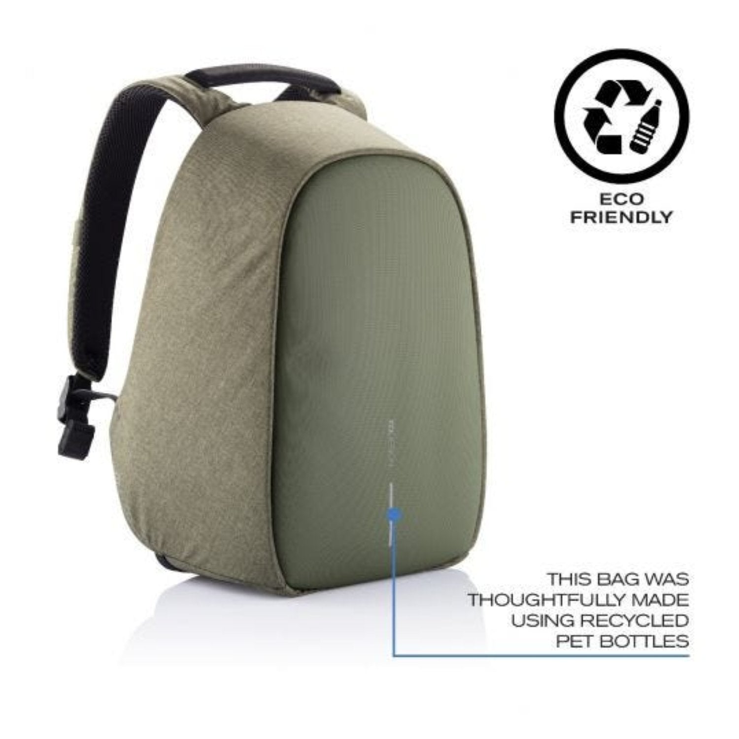 Bobby Hero Regular Anti-Theft Backpack - Green
