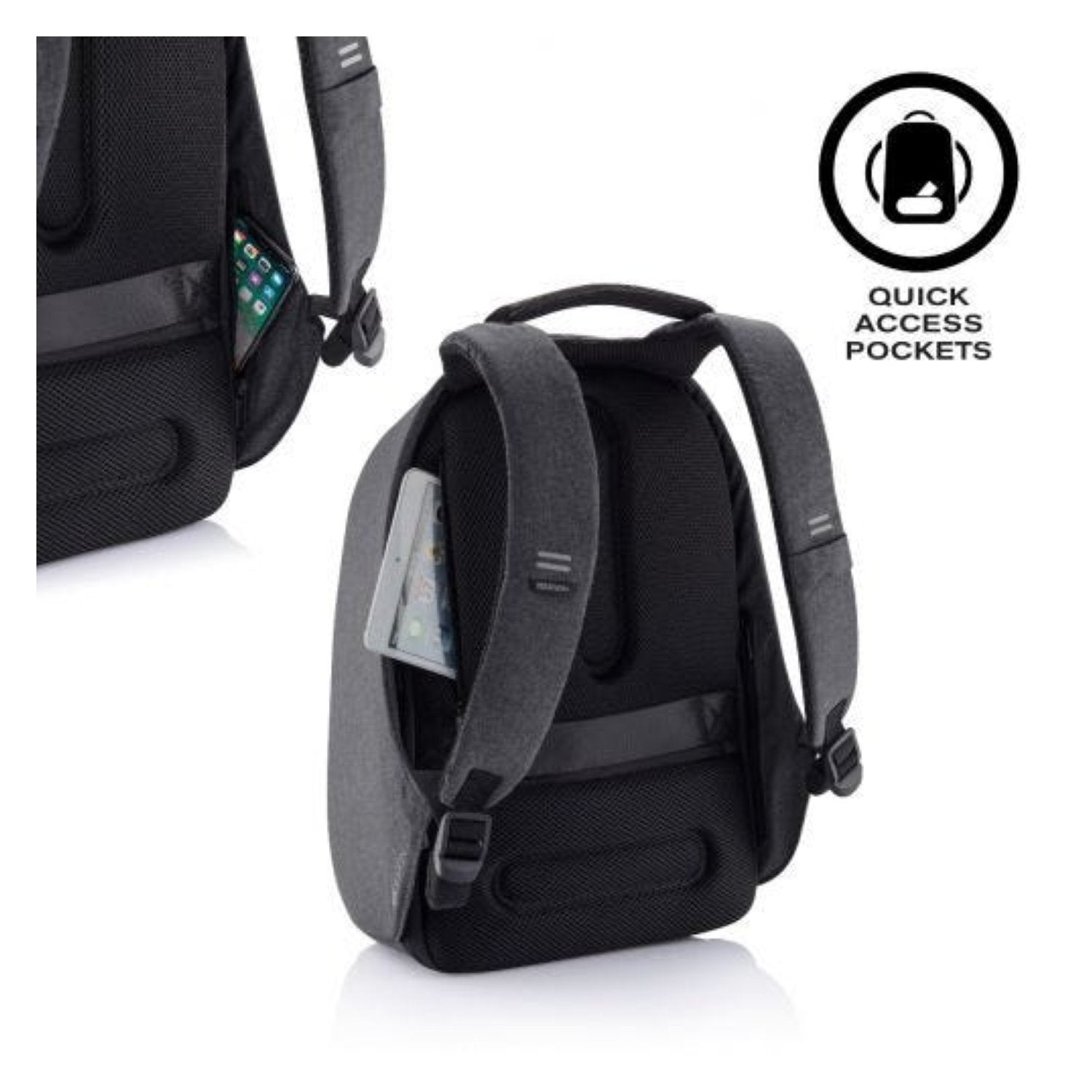 Bobby Hero Xl Anti-Theft Backpack - Black