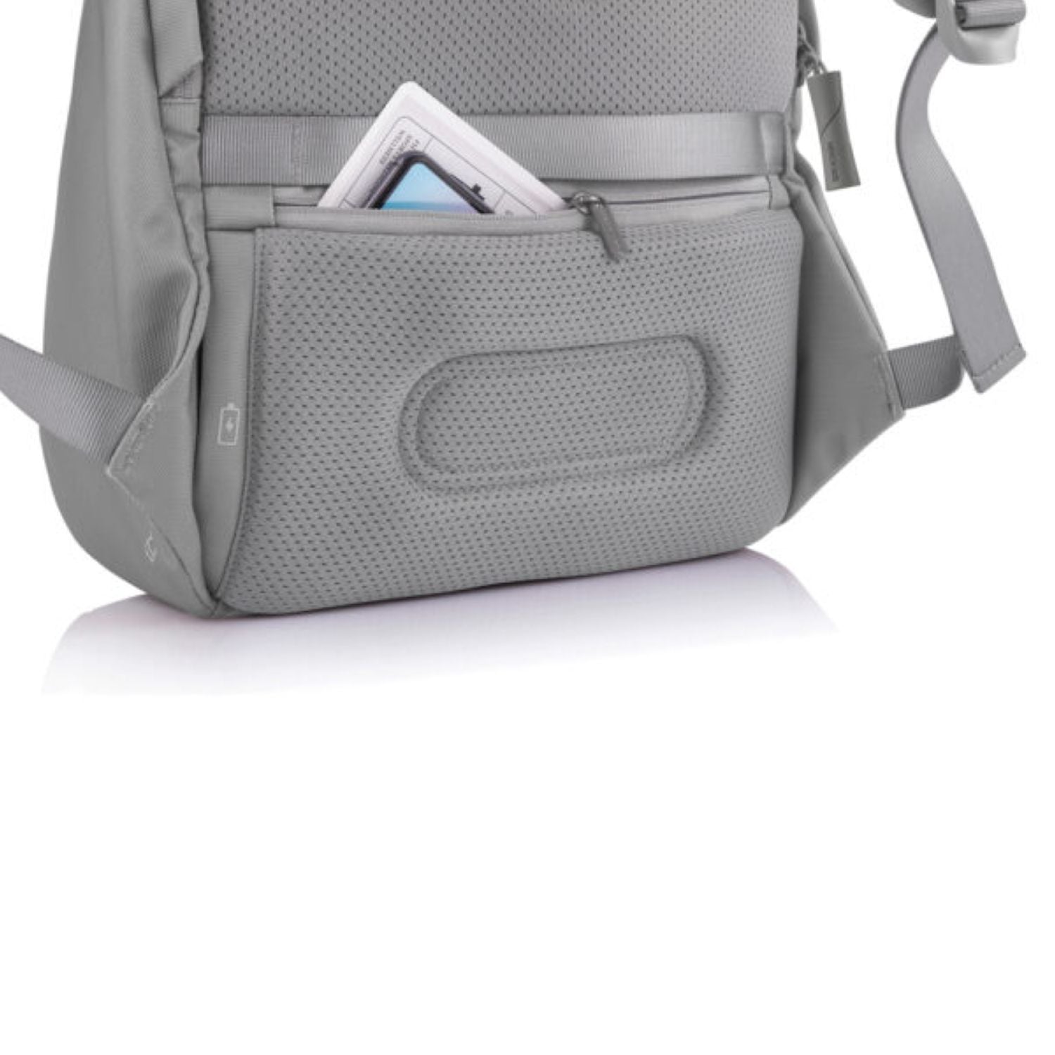 Bobby Soft Anti-Theft Backpack - Grey