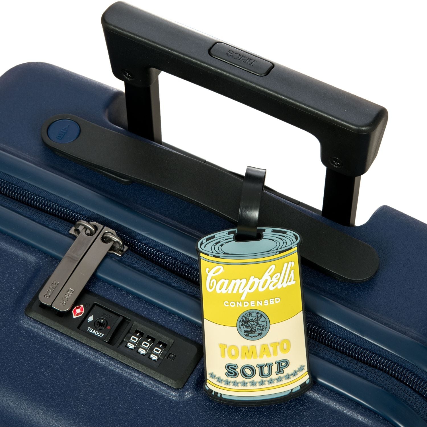 BRIC'S Andy Warhol Campbell Ulisse 22" Expandable Carry On Luggage Spinner (Blue)
