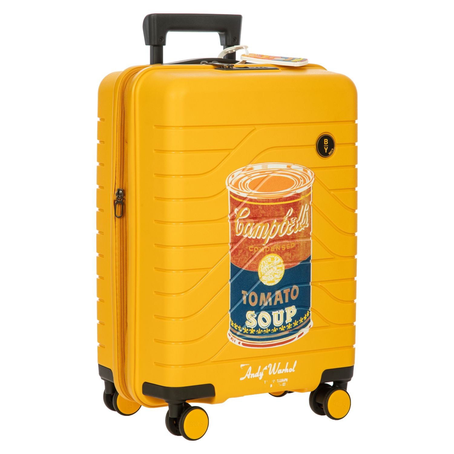 BRIC'S Andy Warhol Campbell Ulisse 22" Expandable Carry On Luggage Spinner (Mango)
