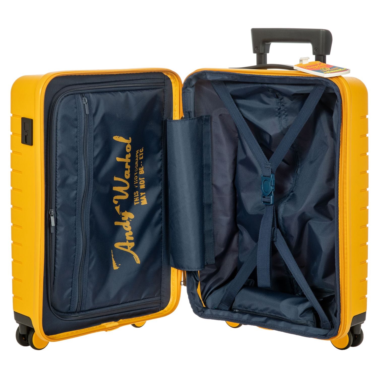BRIC'S Andy Warhol Campbell Ulisse 22" Expandable Carry On Luggage Spinner (Mango)