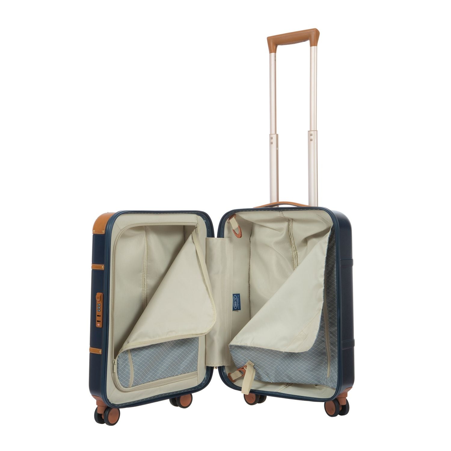 Bric's Bellagio V2 21" Carry-On Luggage Spinner (Blue/Tobacco)