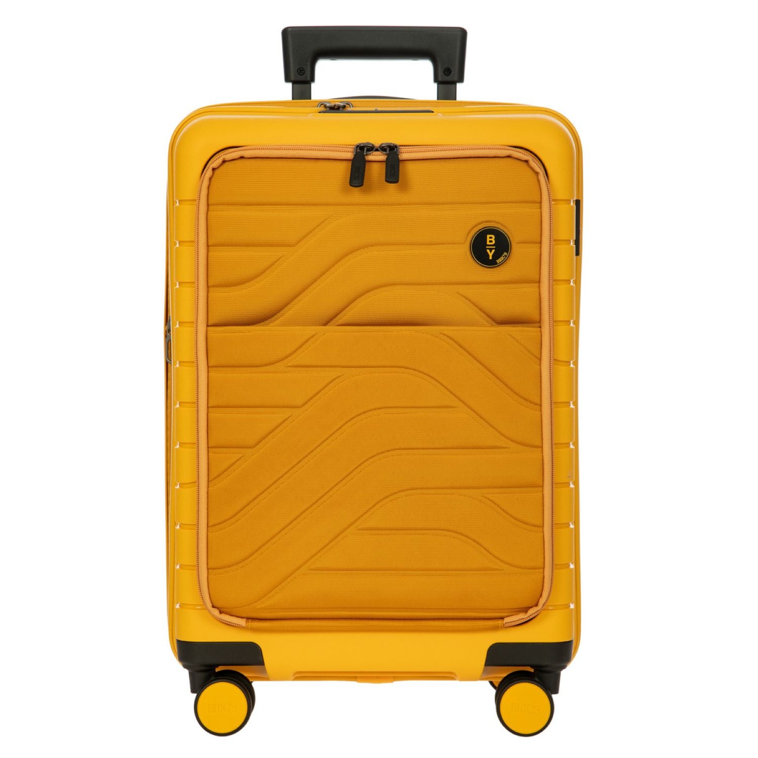 BRIC'S Ulisse 21" Expandable Carry On Luggage Spinner With Front Pocket (Mango)