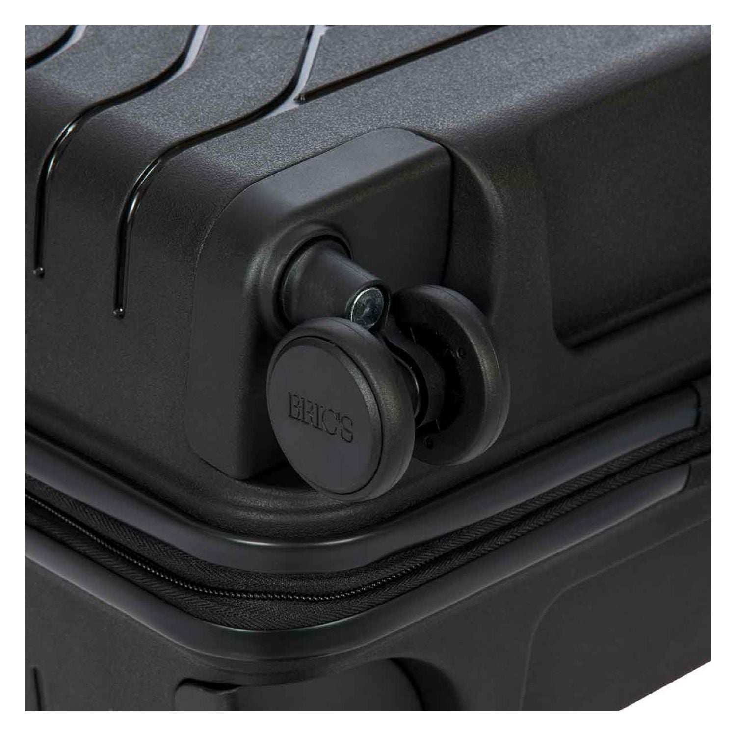 BRIC'S Ulisse 22" Expandable Carry On Luggage Spinner (Black)