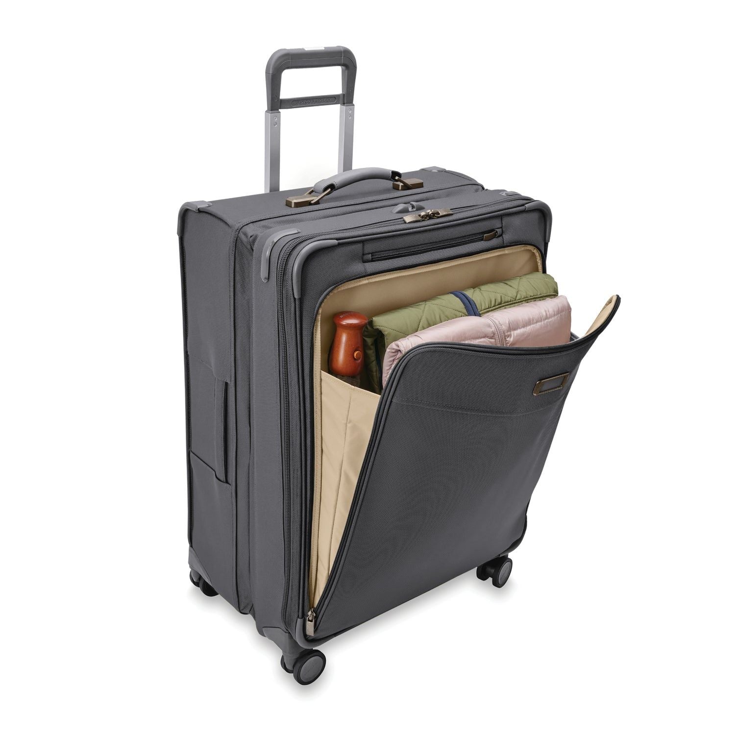 Briggs & Riley Baseline Limited Edition Large 29" Expandable Luggage Spinner - Steel