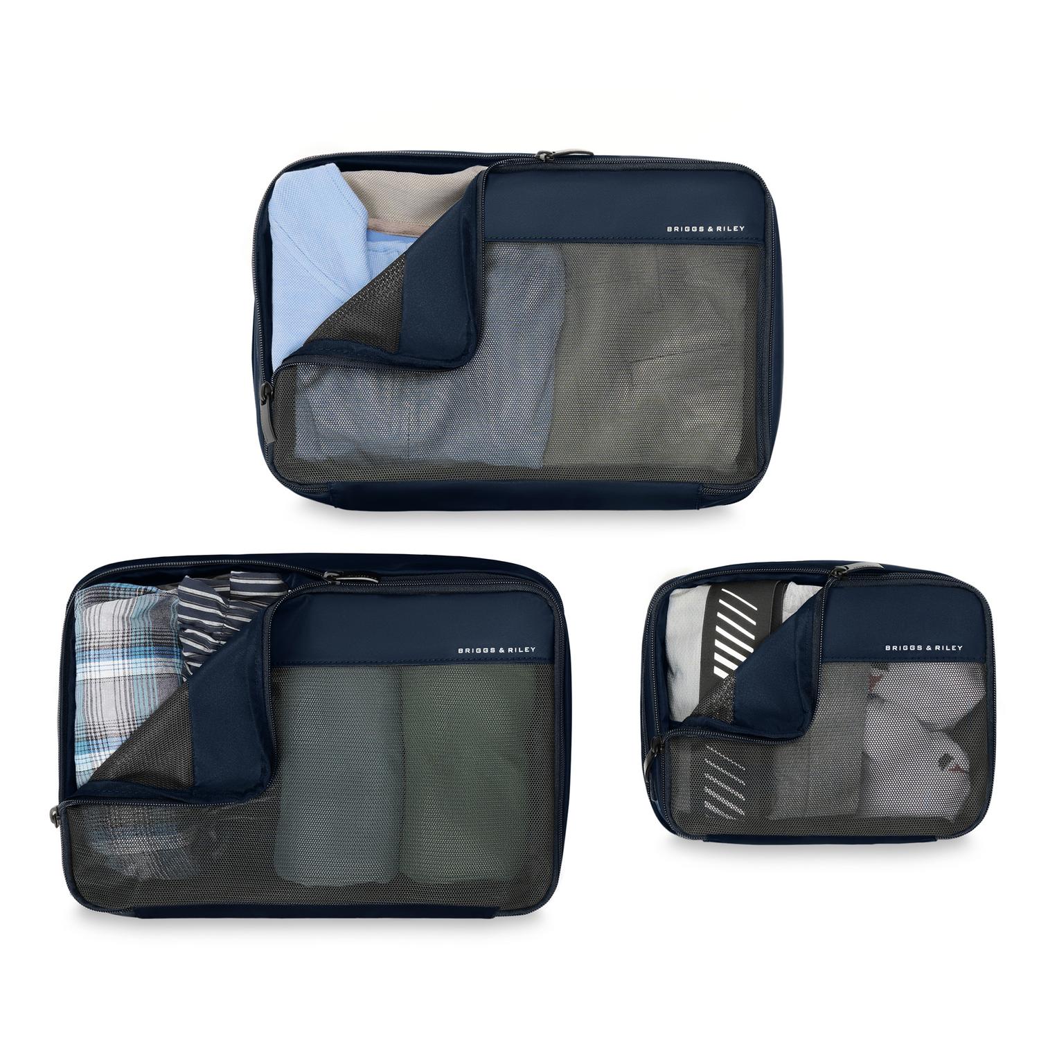 Briggs & Riley Carry-On Packing Cube Set - Navy