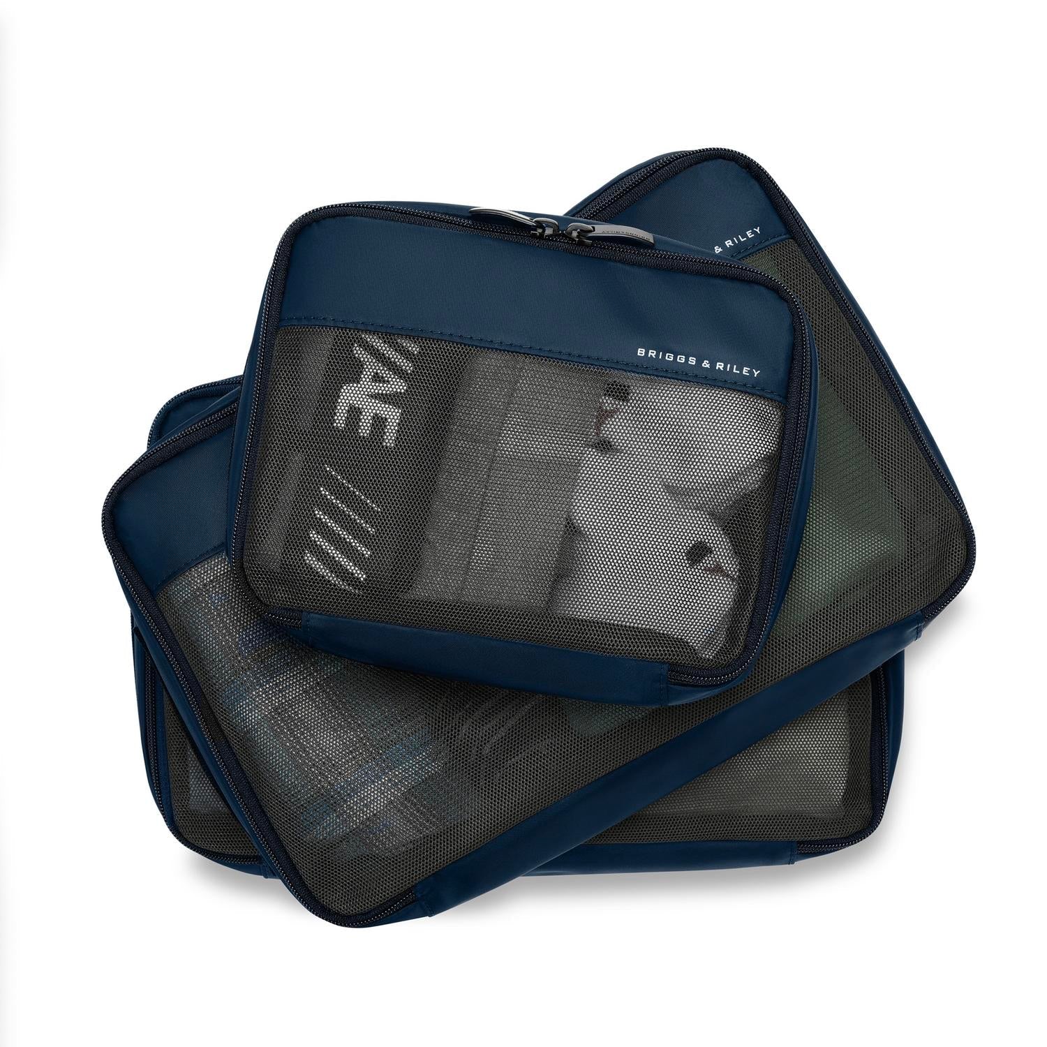 Briggs & Riley Carry-On Packing Cube Set - Navy