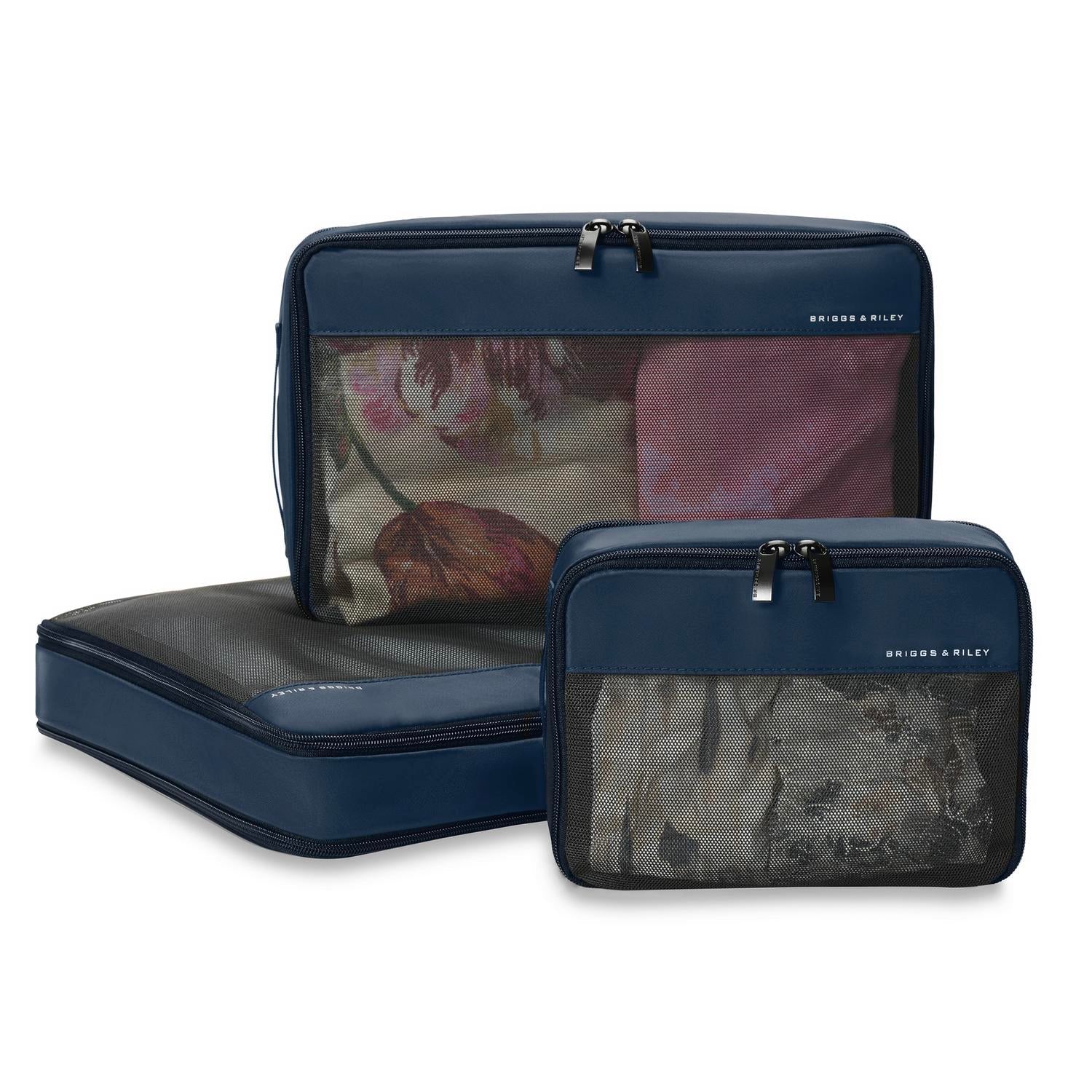 Briggs & Riley Check-In Packing Cube Set - Navy