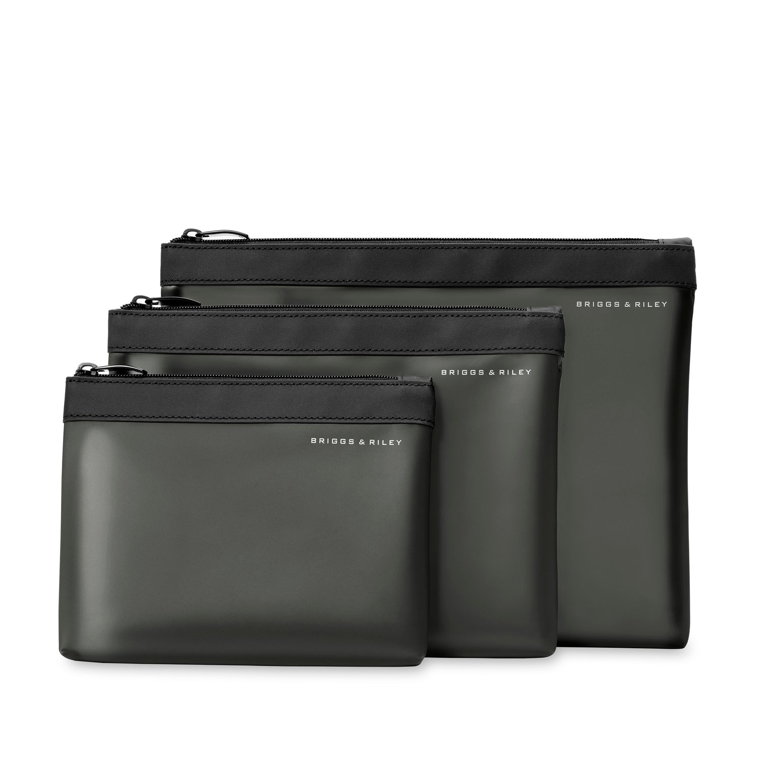 Briggs & Riley Translucent Pouch Set - Black