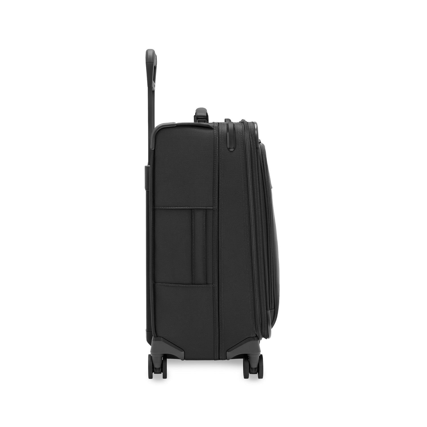 Briggs & Riley Baseline Compact Checked Expandable Spinner - Black