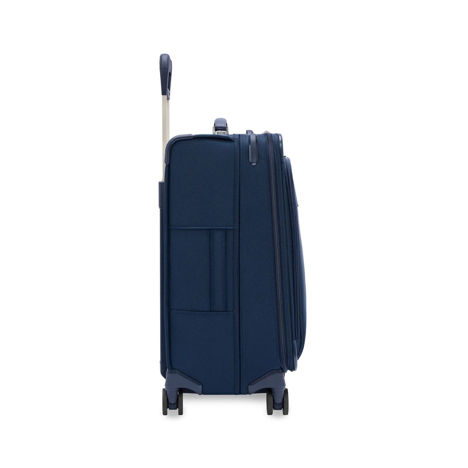 Briggs & Riley Baseline Compact Checked Expandable Spinner - Navy