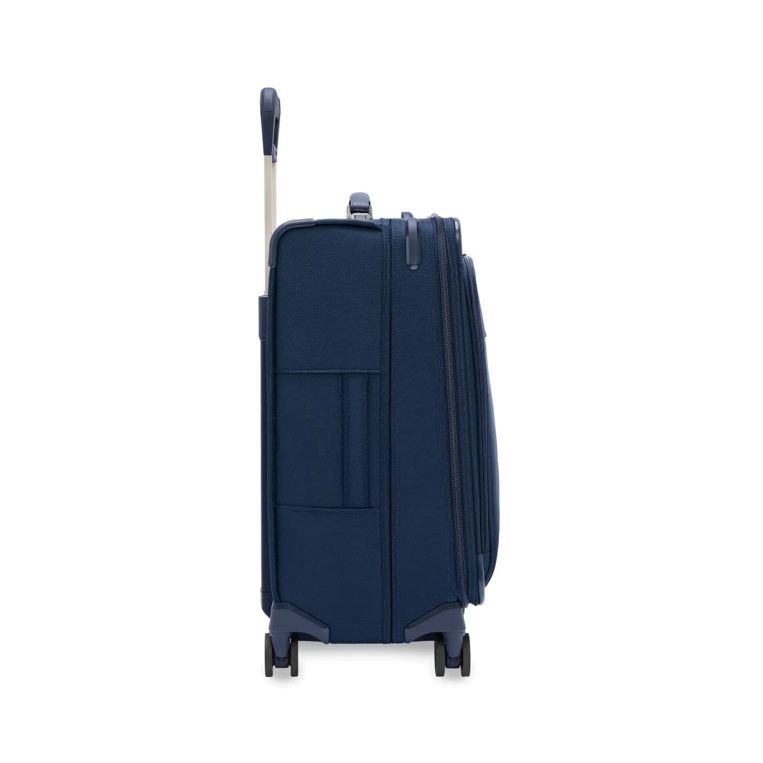 Briggs & Riley Baseline Compact Checked Expandable Spinner - Navy