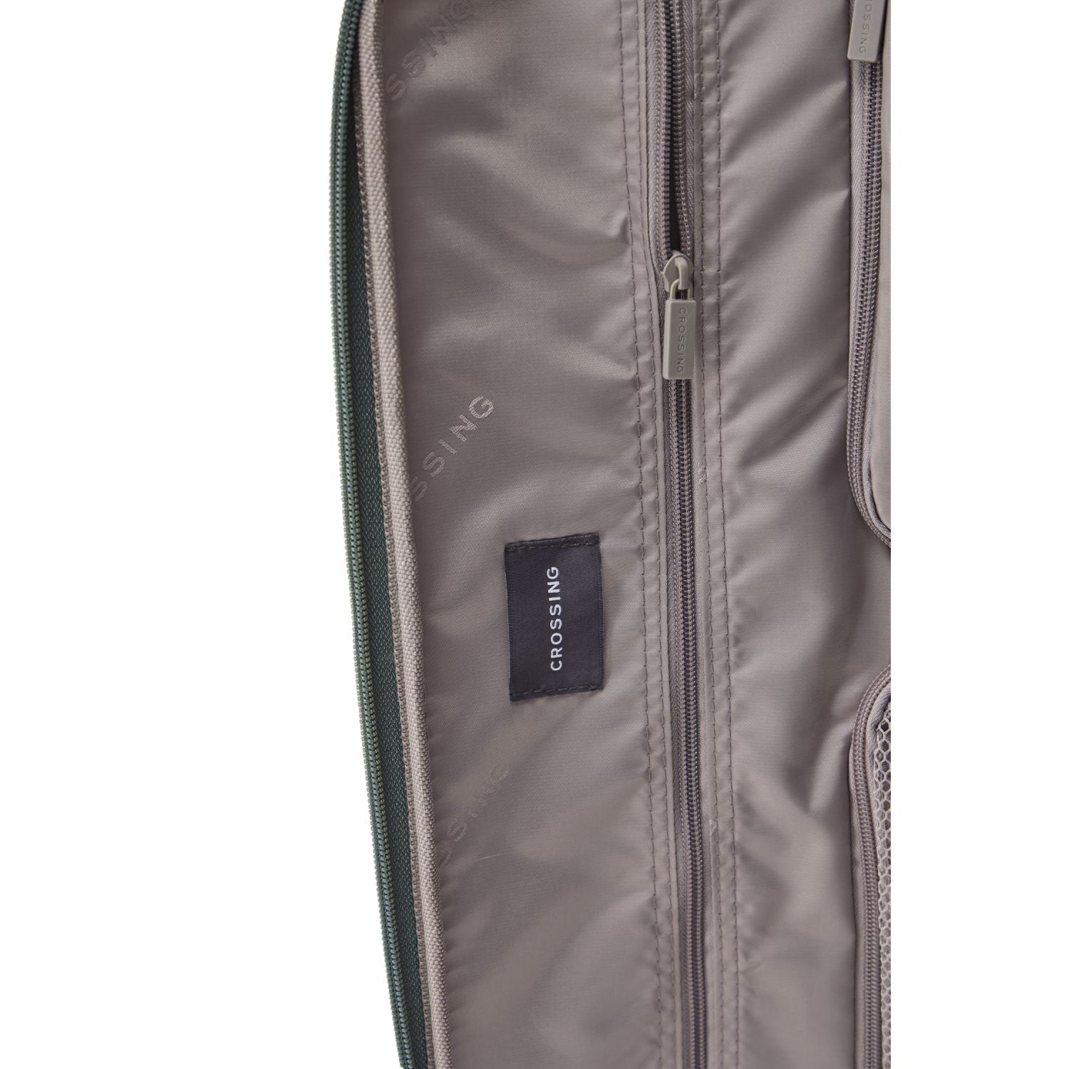 CROSSING INVI 28" Large Expandable Luggage With Front & Middle Access - Squash