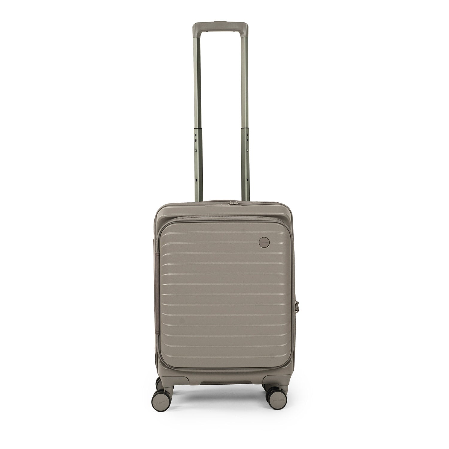 CROSSING INVI 20" Carry On Expandable Luggage With Front & Middle Access - Latte