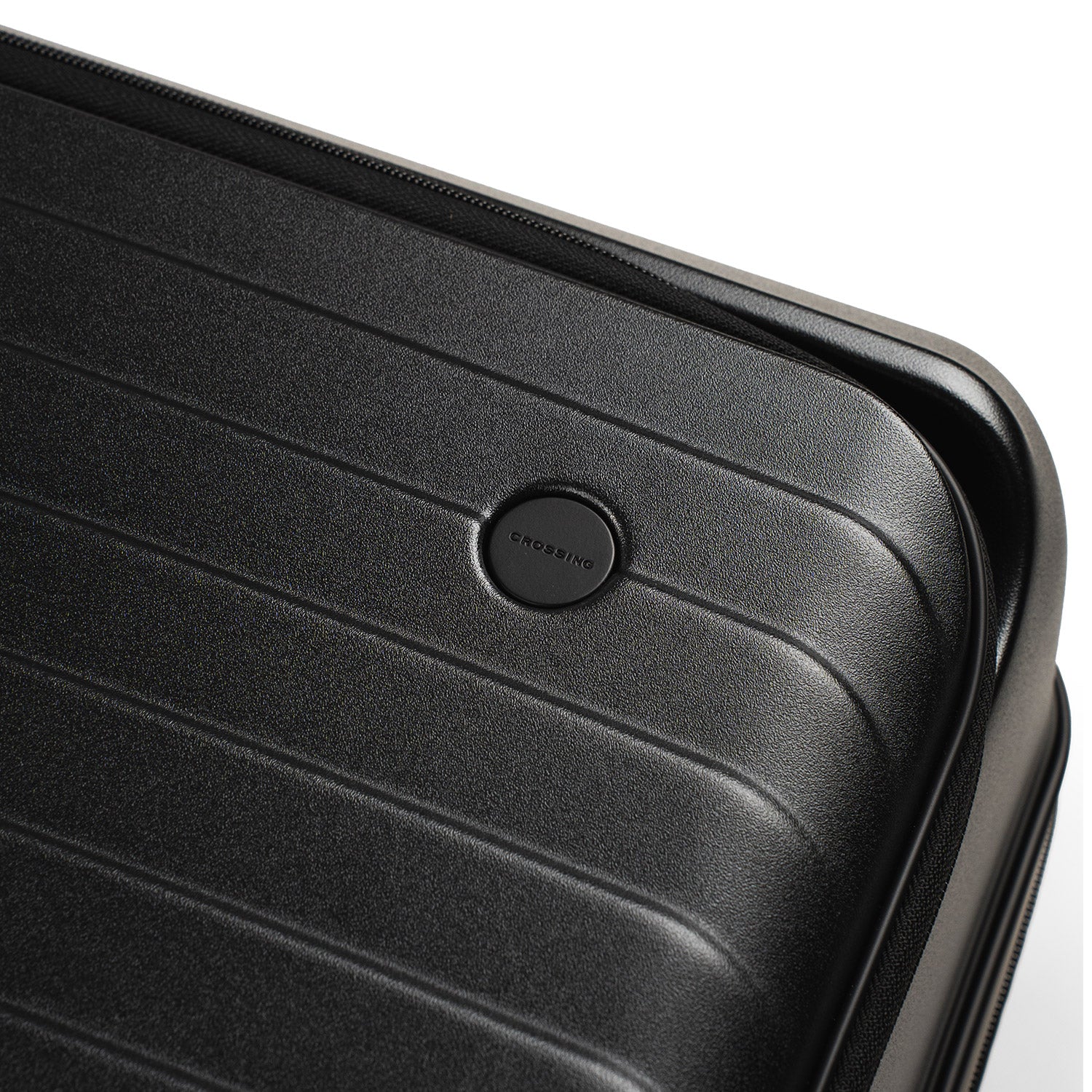 CROSSING INVI 20" Carry On Expandable Luggage With Front & Middle Access - Black