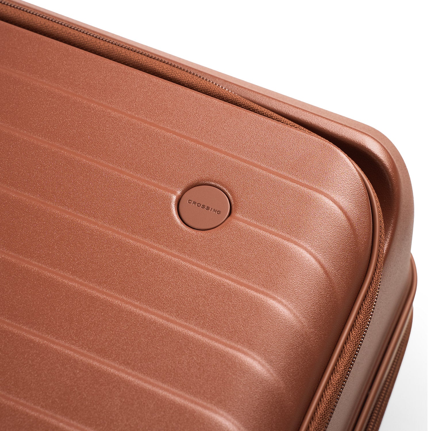 CROSSING INVI 20" Carry On Expandable Luggage With Front & Middle Access - Brick