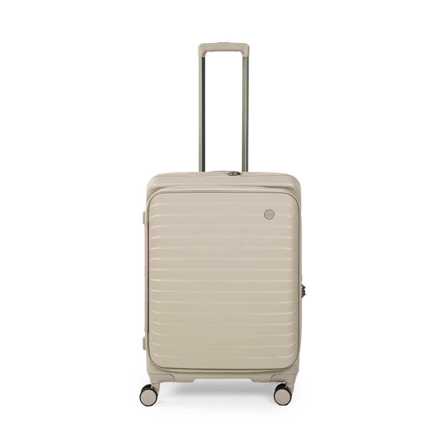 CROSSING INVI 25" Medium Expandable Luggage With Front & Middle Access - Taupe