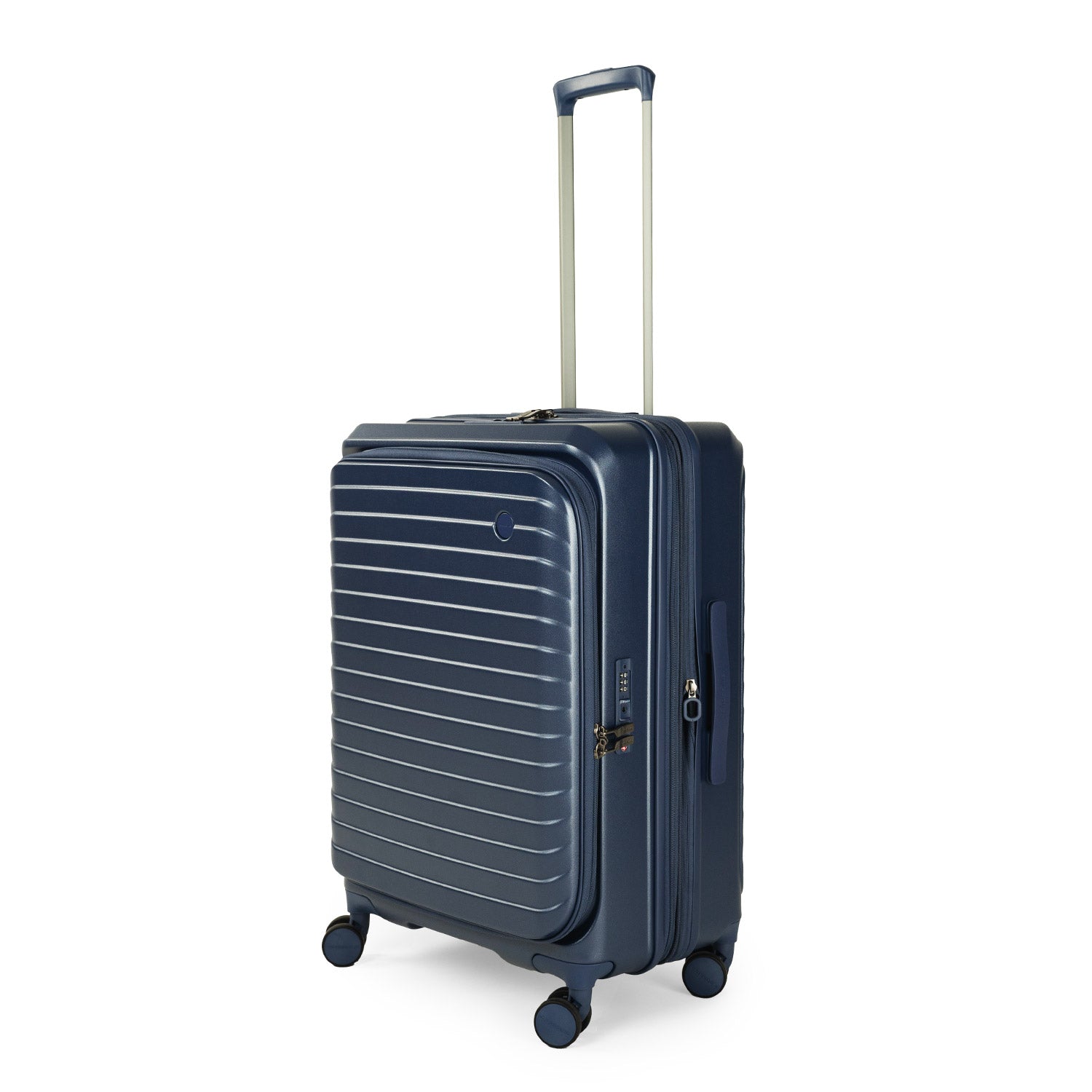 CROSSING INVI 25" Medium Expandable Luggage With Front & Middle Access - Navy
