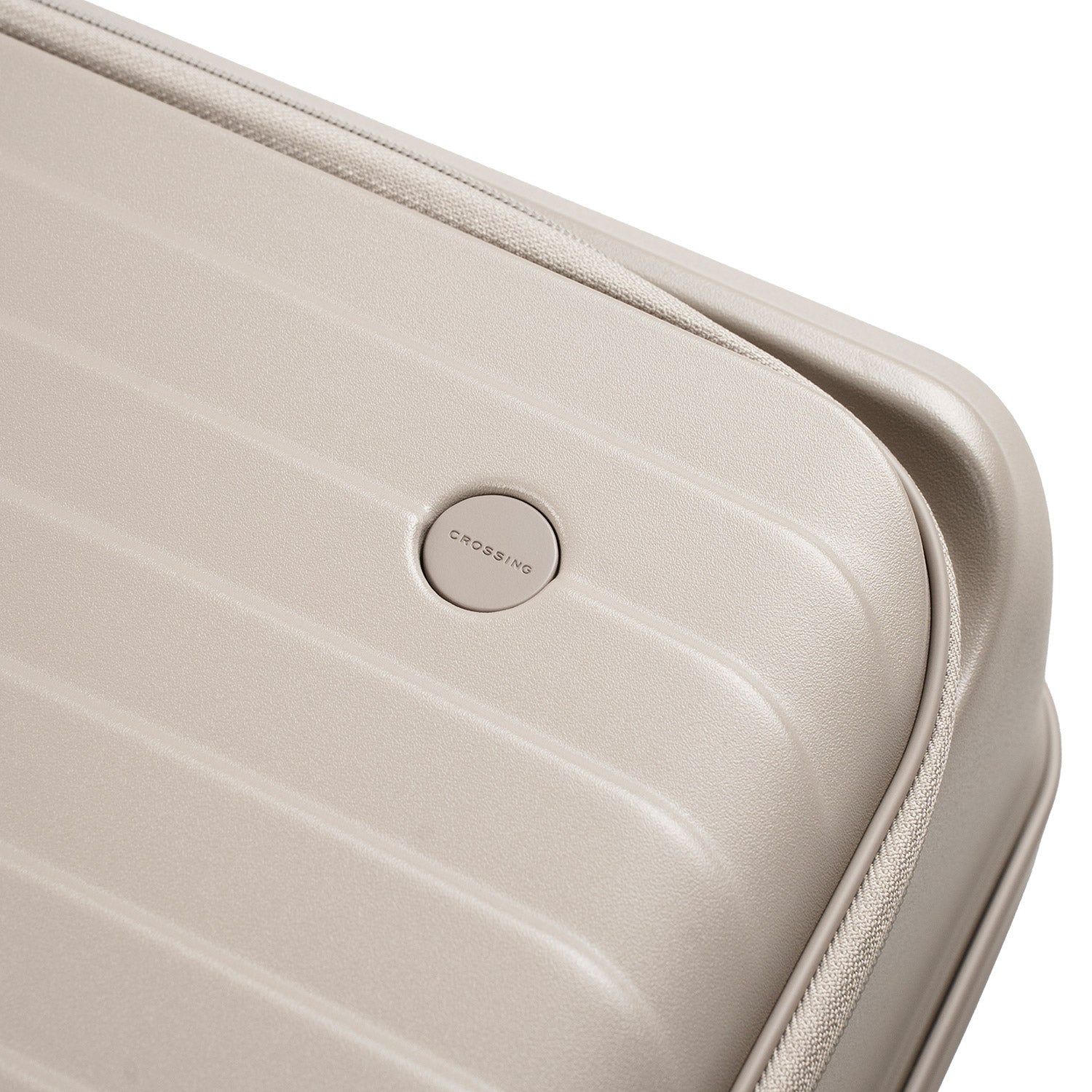 CROSSING INVI 30" Large Expandable Luggage With Front & Middle Access - Taupe