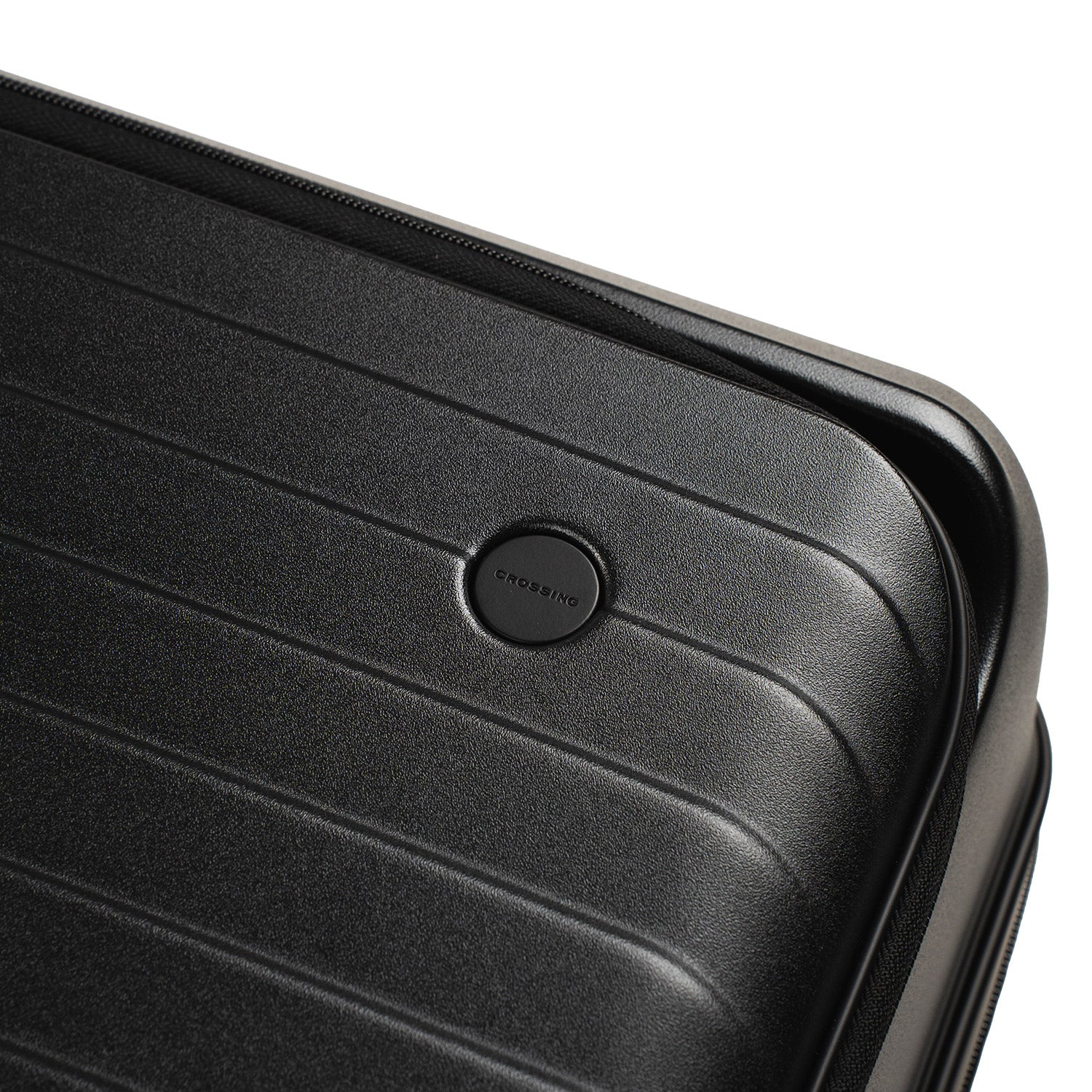 CROSSING INVI 30" Large Expandable Luggage With Front & Middle Access - Black