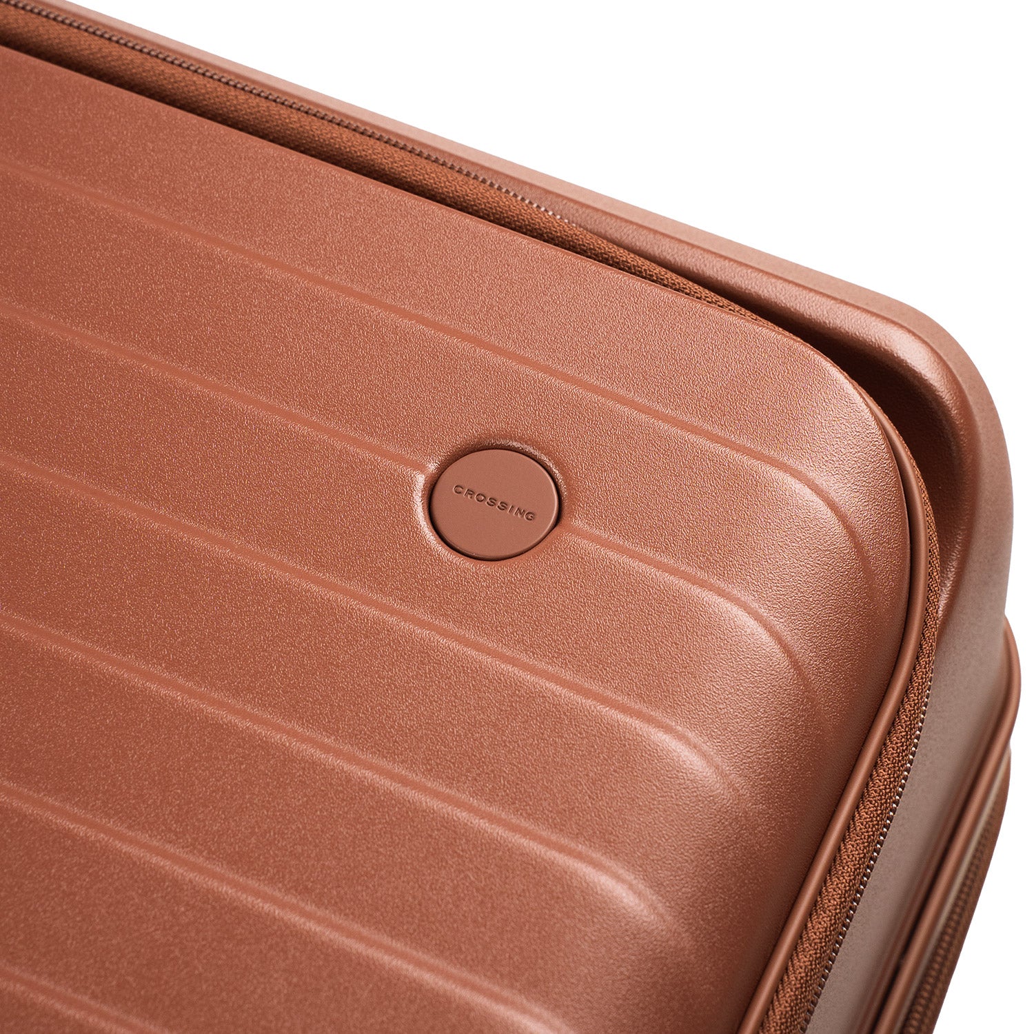 CROSSING INVI 30" Large Expandable Luggage With Front & Middle Access - Brick