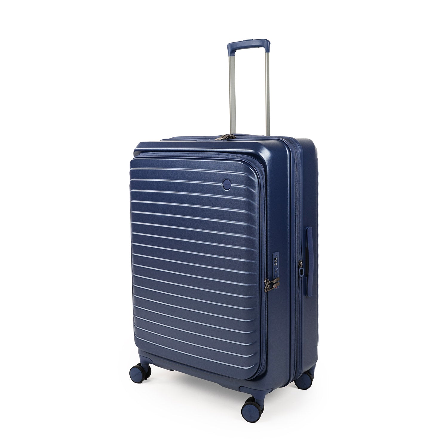 CROSSING INVI 30" Large Expandable Luggage With Front & Middle Access - Navy