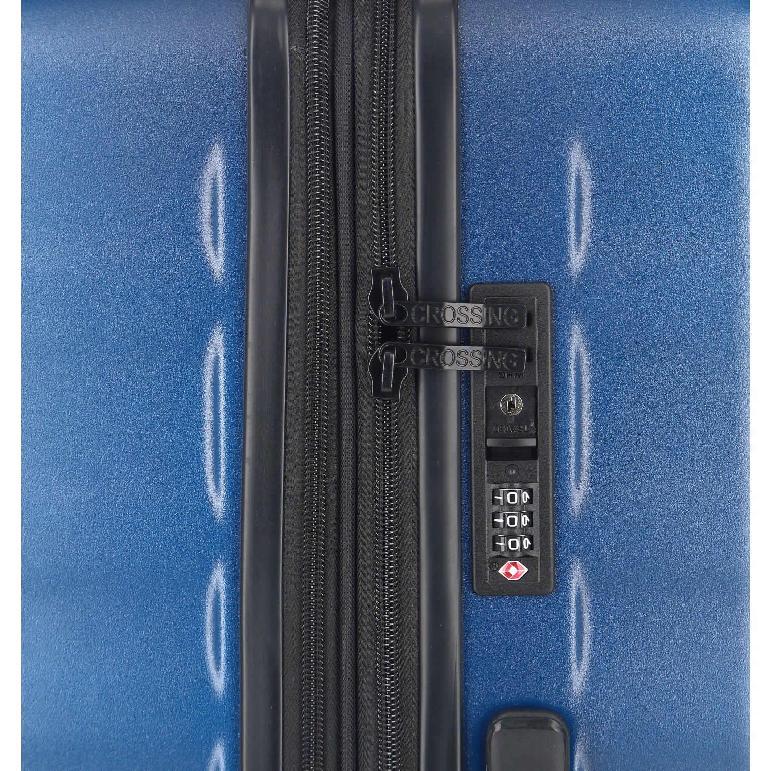 Crossing Tripp Polycarbonate Expandable 20" Carry On Luggage Spinner - Dark Blue